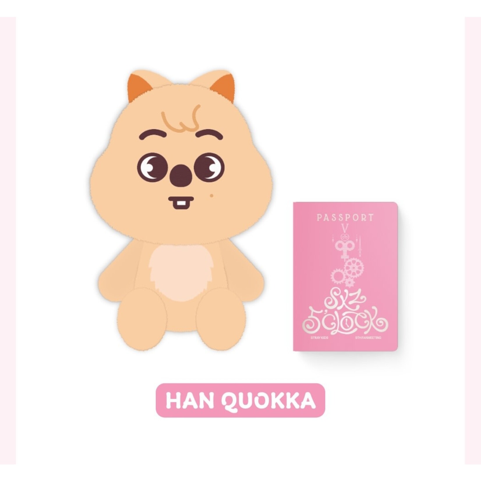 Stray Kids Stray Kids - 5th Fanmeeting [SKZ 5'CLOCK] : SKZOO PLUSH TEDDYBEAR Ver.
