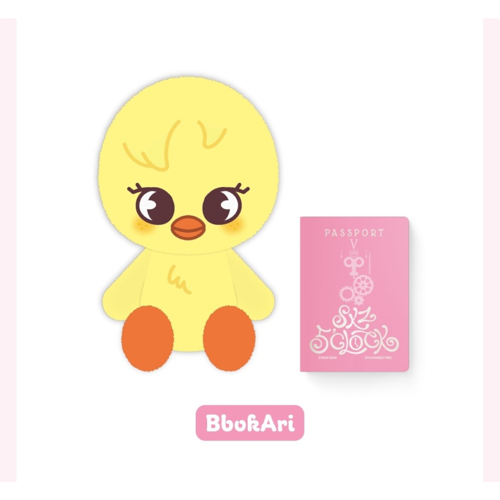 Stray Kids Stray Kids - 5th Fanmeeting [SKZ 5'CLOCK] : SKZOO PLUSH TEDDYBEAR Ver.
