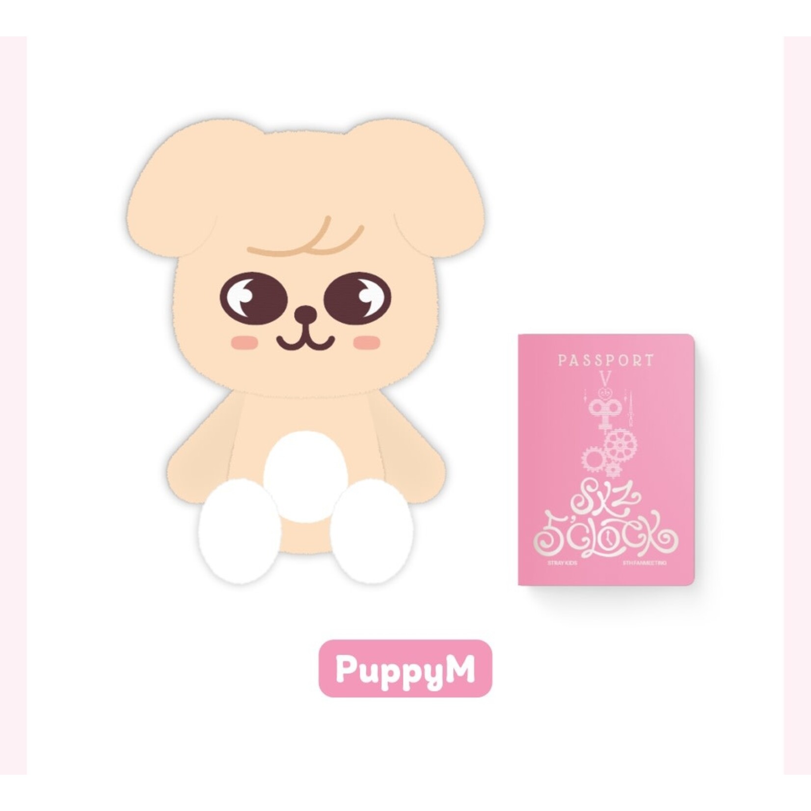 Stray Kids Stray Kids - 5th Fanmeeting [SKZ 5'CLOCK] : SKZOO PLUSH TEDDYBEAR Ver.