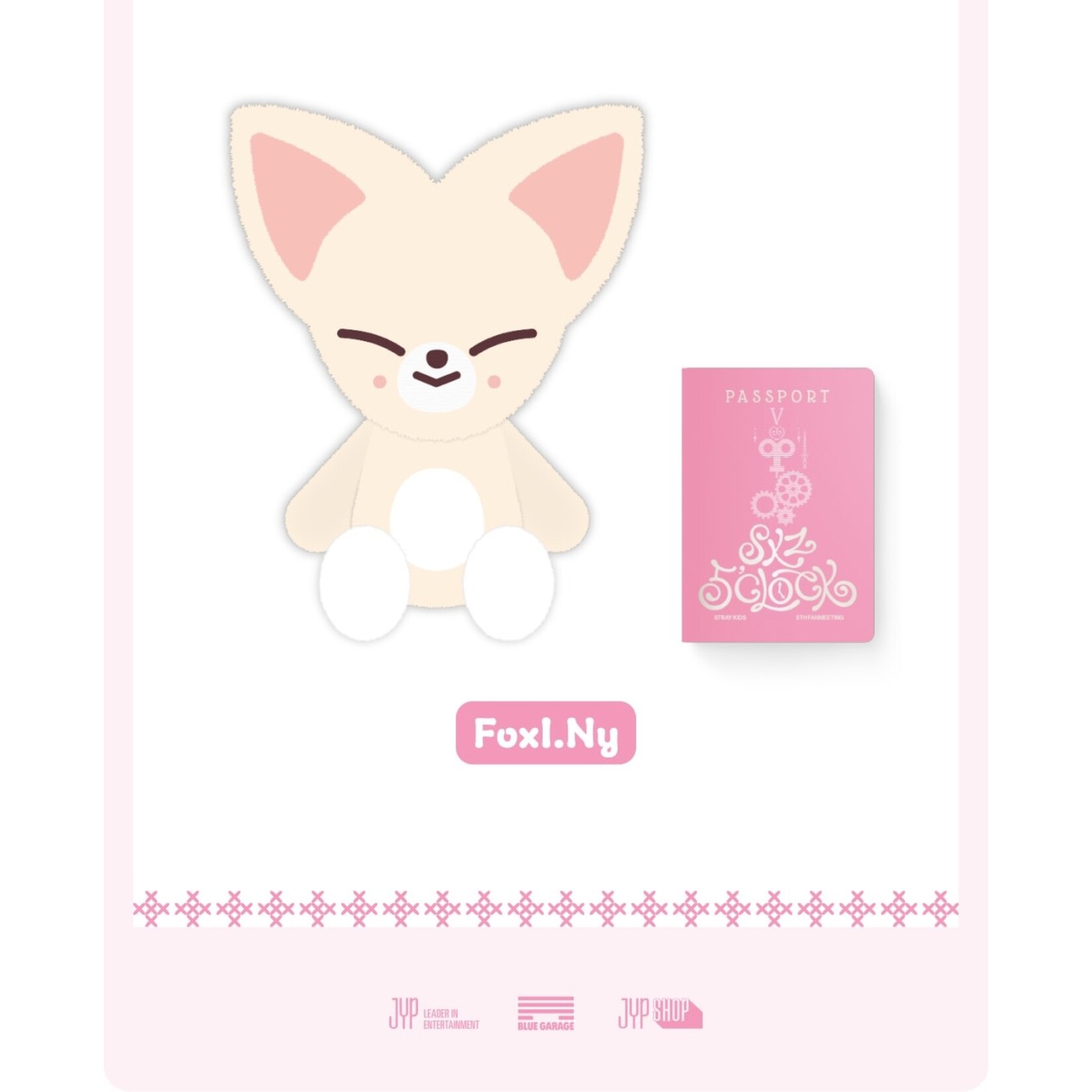 Stray Kids Stray Kids - 5th Fanmeeting [SKZ 5'CLOCK] : SKZOO PLUSH TEDDYBEAR Ver.