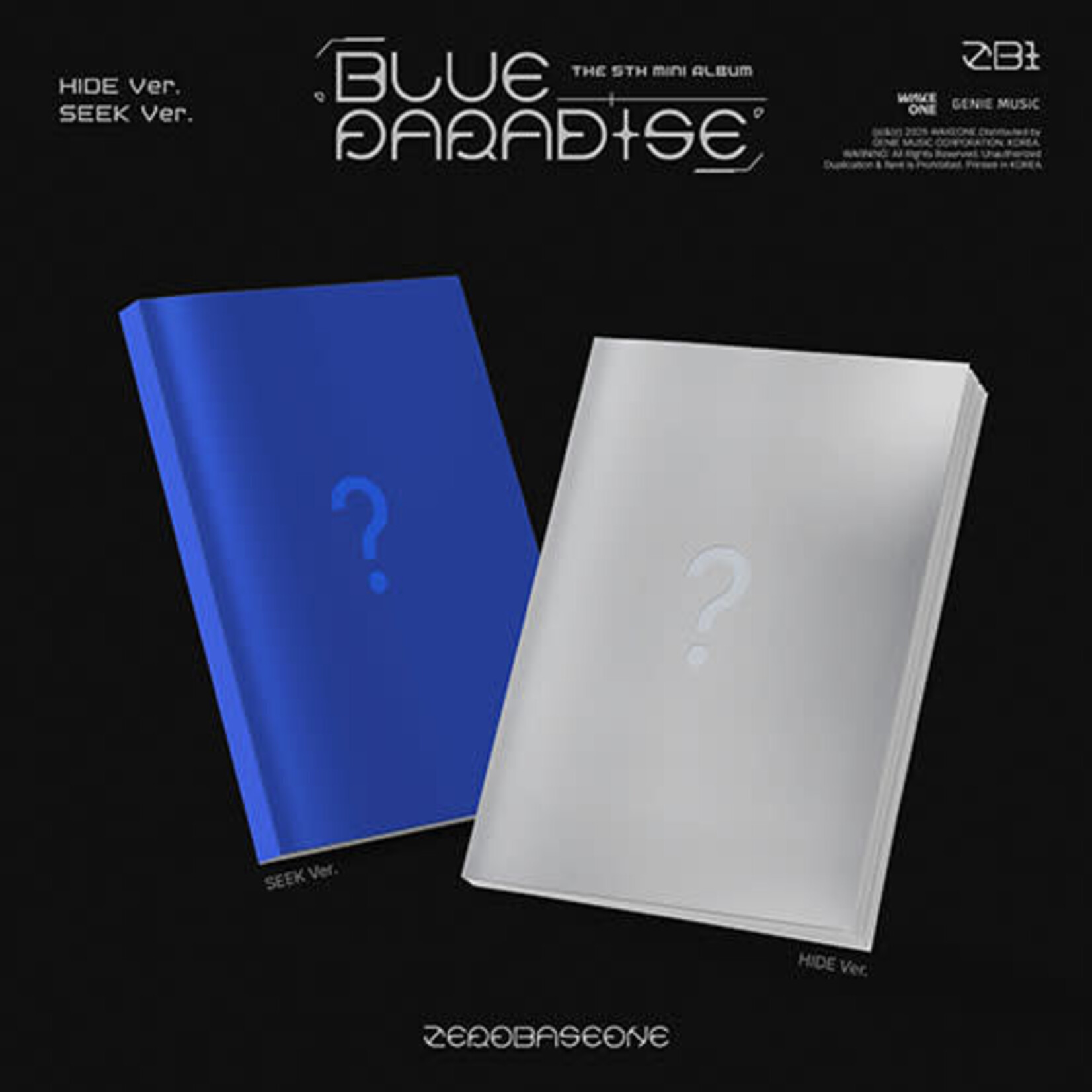 ZeroBaseOne ZEROBASEONE - The 5th Mini Album [BLUE PARADISE] (Photobook Ver.)