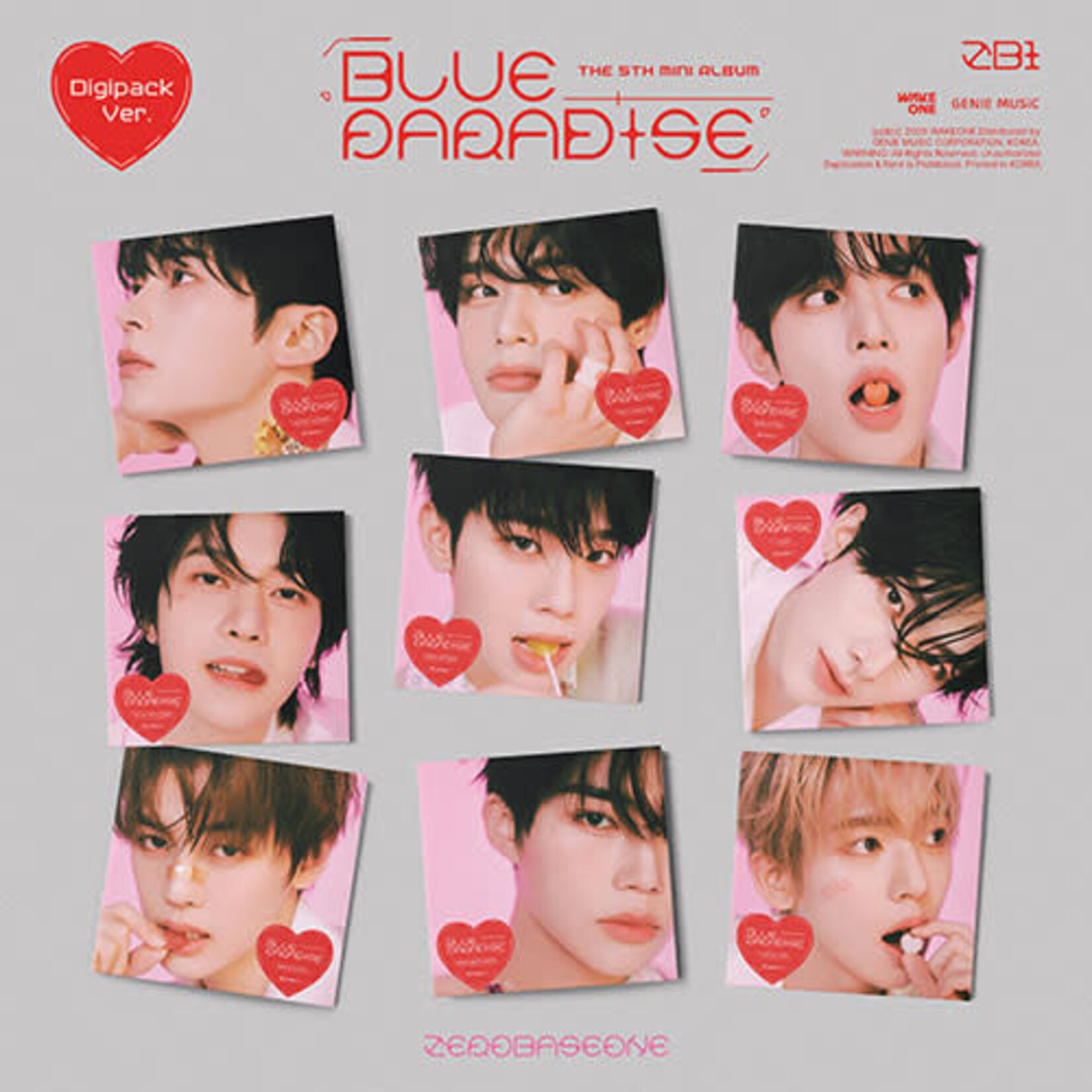 ZeroBaseOne ZEROBASEONE - The 5th Mini Album [BLUE PARADISE] (Digipack Ver.)