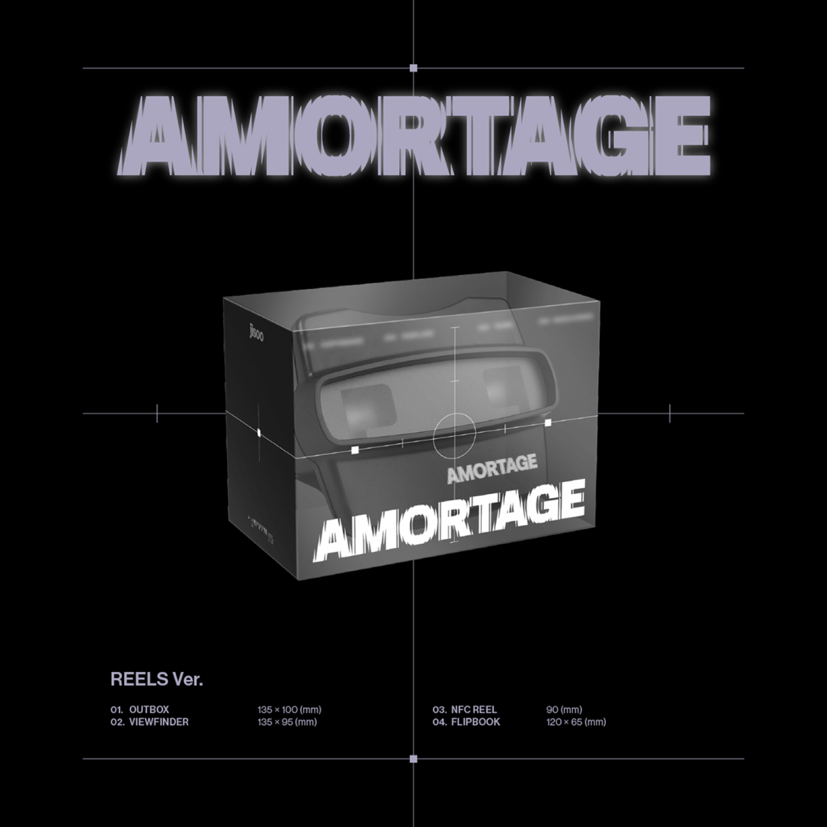 BlackPink JISOO - Mini Album [AMORTAGE] (REELS Ver)