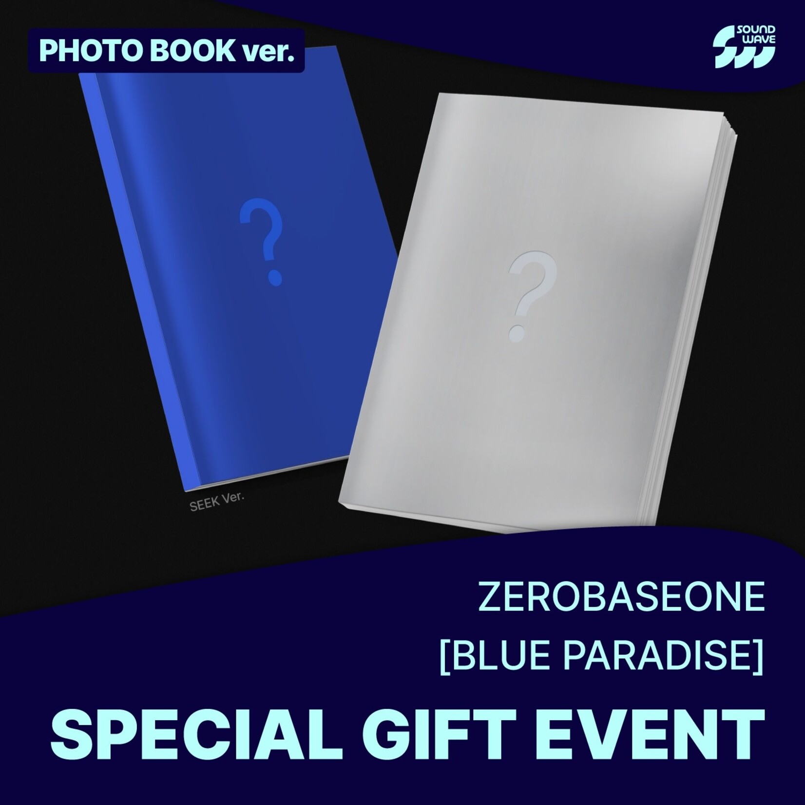 ZeroBaseOne ZEROBASEONE - The 5th Mini Album [BLUE PARADISE] (Photobook Ver.) + Random Photocard (SW)