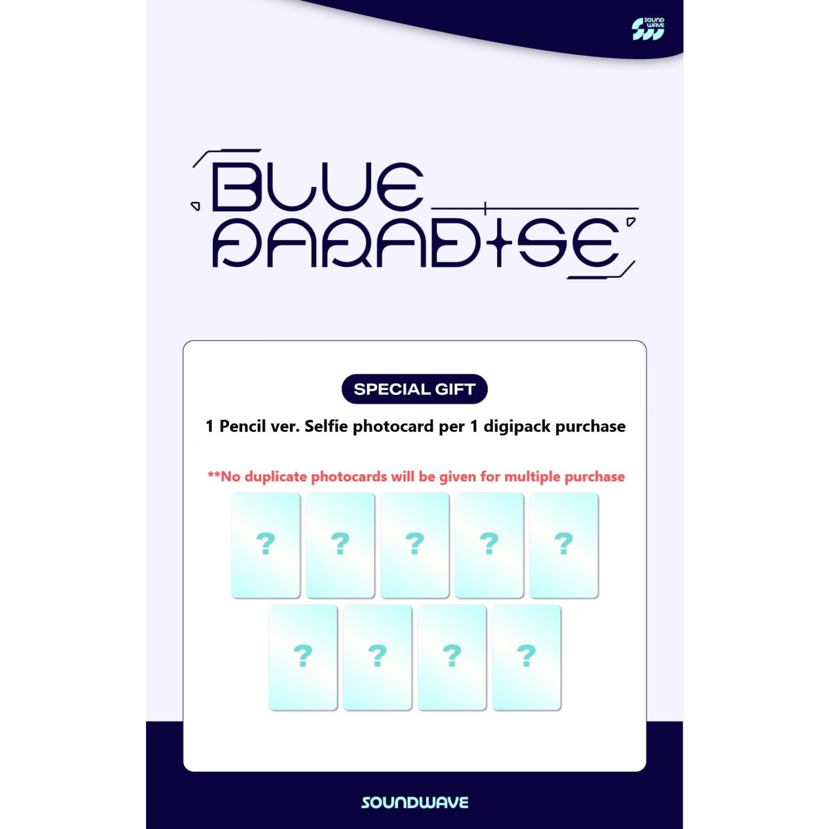 ZeroBaseOne ZEROBASEONE - The 5th Mini Album [BLUE PARADISE] (Digipack Ver.) + Random Photocard (SW)