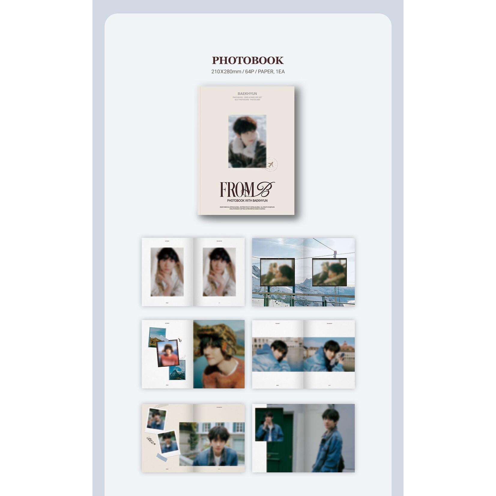 EXO BAEK HYUN - PHOTOBOOK [FROM B] (B ver.)