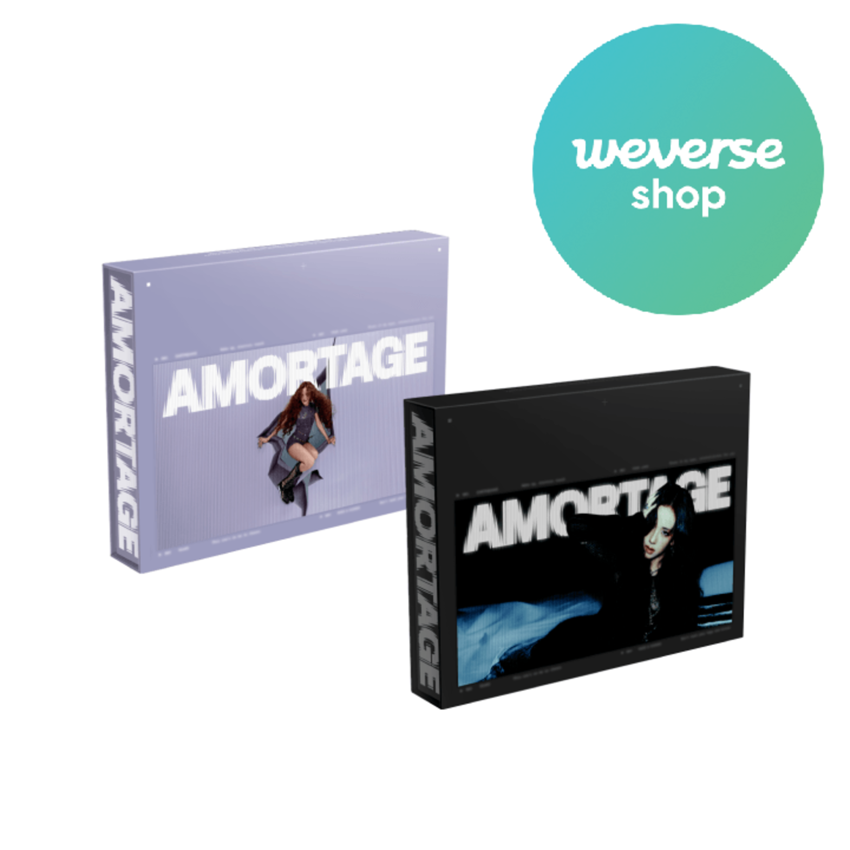 BlackPink JISOO - Mini Album [AMORTAGE] EXCLUSIVE EDITION + Weverse Gift (WS)