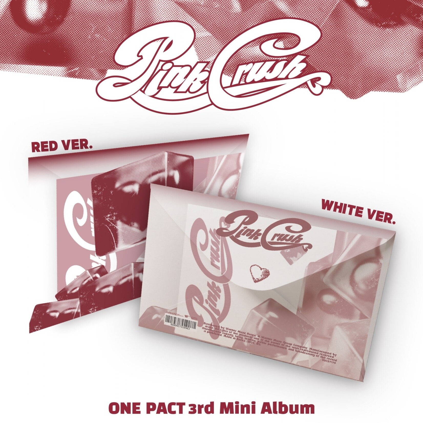 One Pact ONE PACT - 3RD MINI ALBUM [PINK CRUSH] (Photobook Ver)