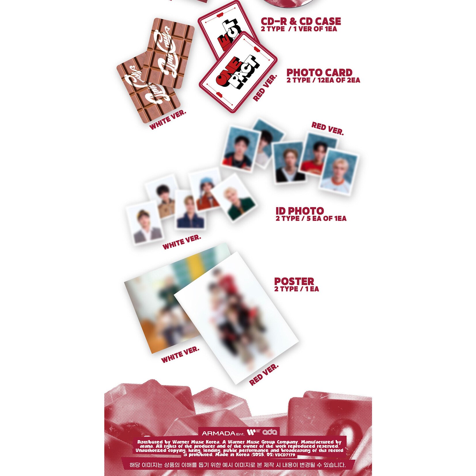 One Pact ONE PACT - 3RD MINI ALBUM [PINK CRUSH] (Photobook Ver)