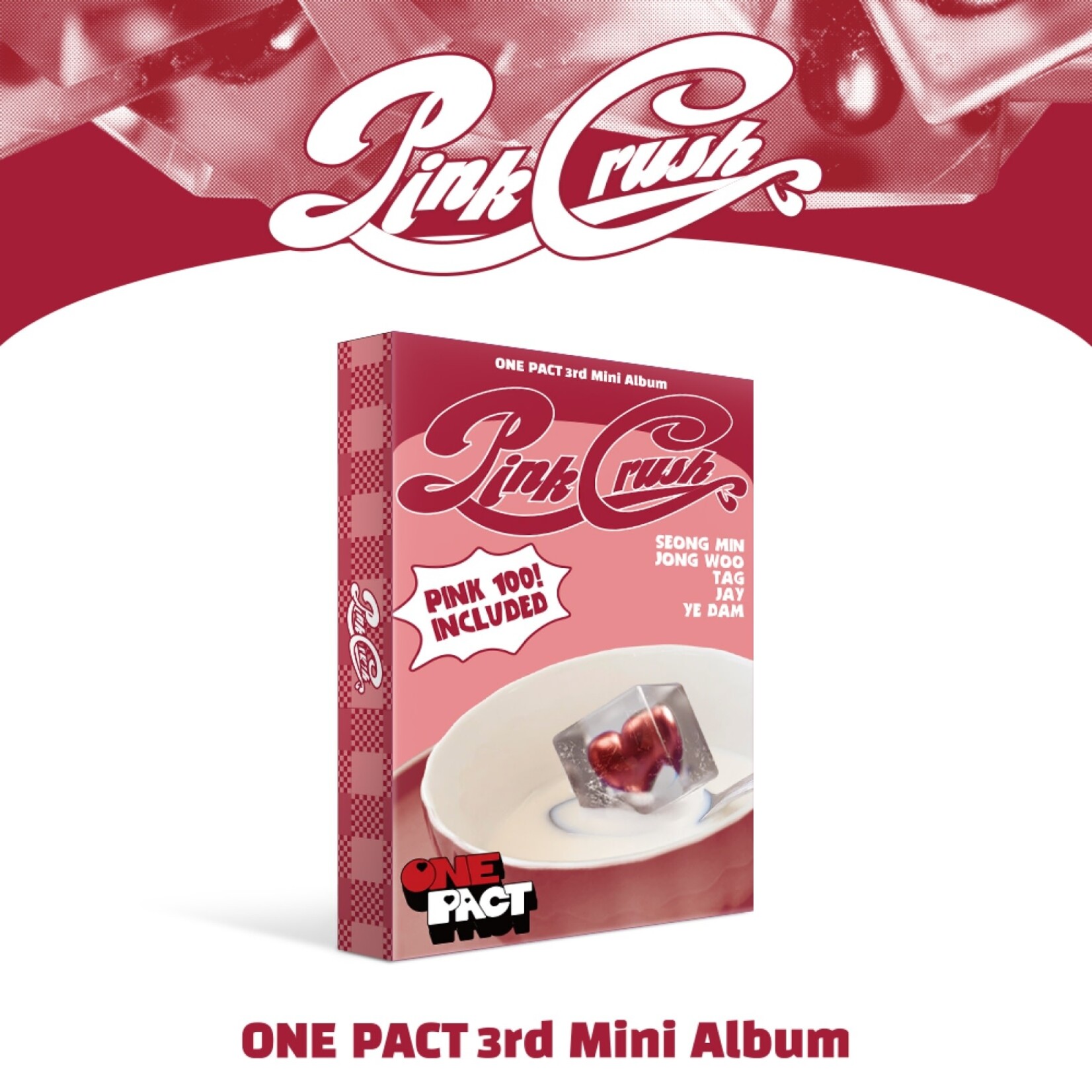 One Pact ONE PACT - 3rd Mini Album [PINK CRUSH] (Platform Ver.)