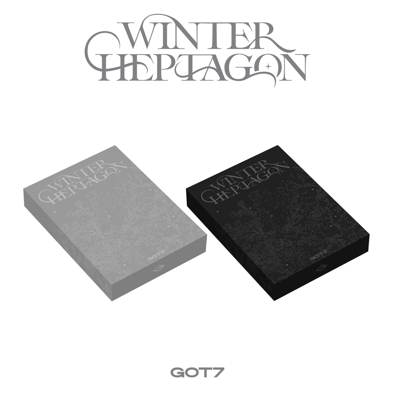 GOT7 GOT7 - 7th Mini Album [WINTER HEPTAGON] (Photobook  ver) + Random Photocard (APPLE MUSIC)