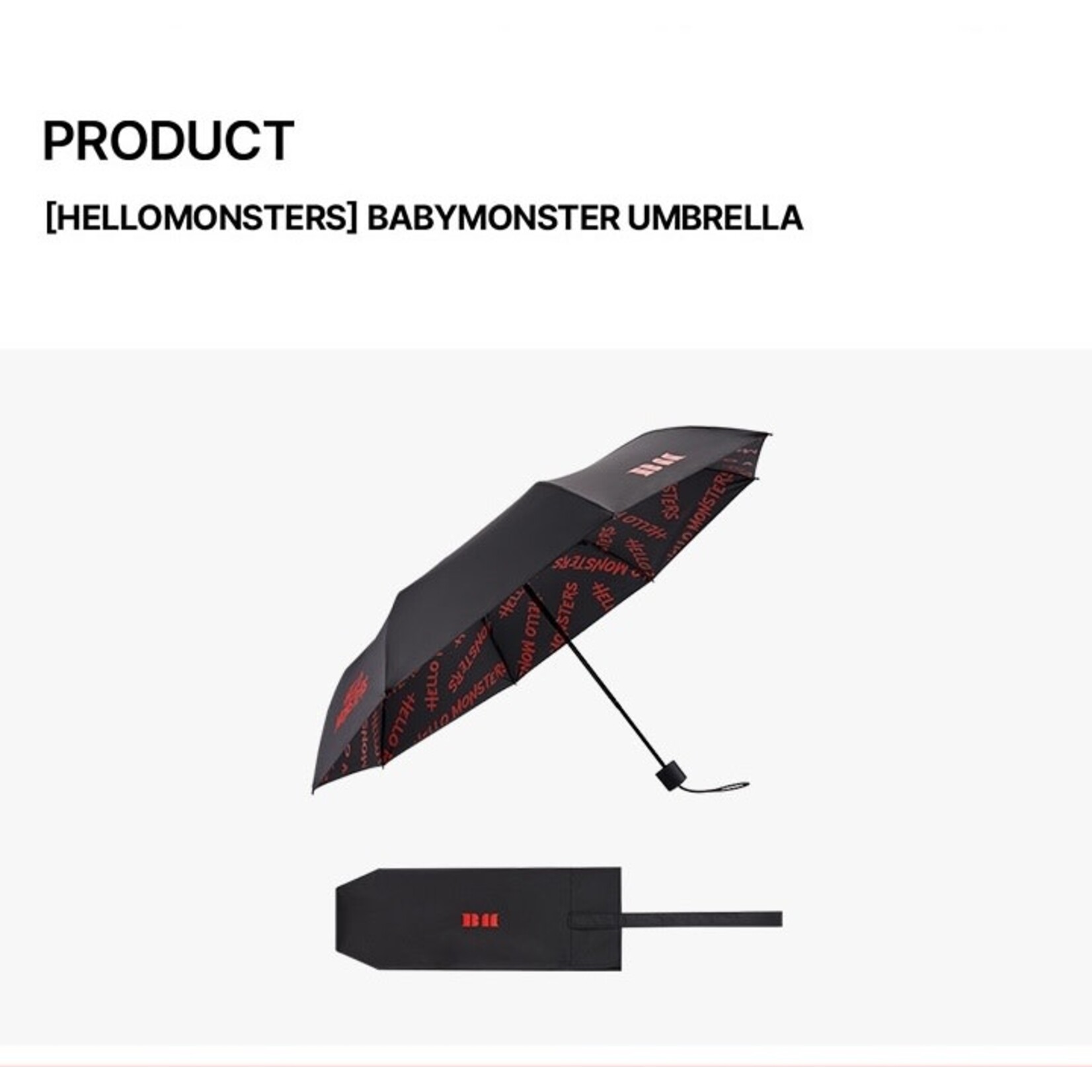 BABYMONSTER BABYMONSTER - [HELLOMONSTERS] BABYMONSTER UMBRELLA