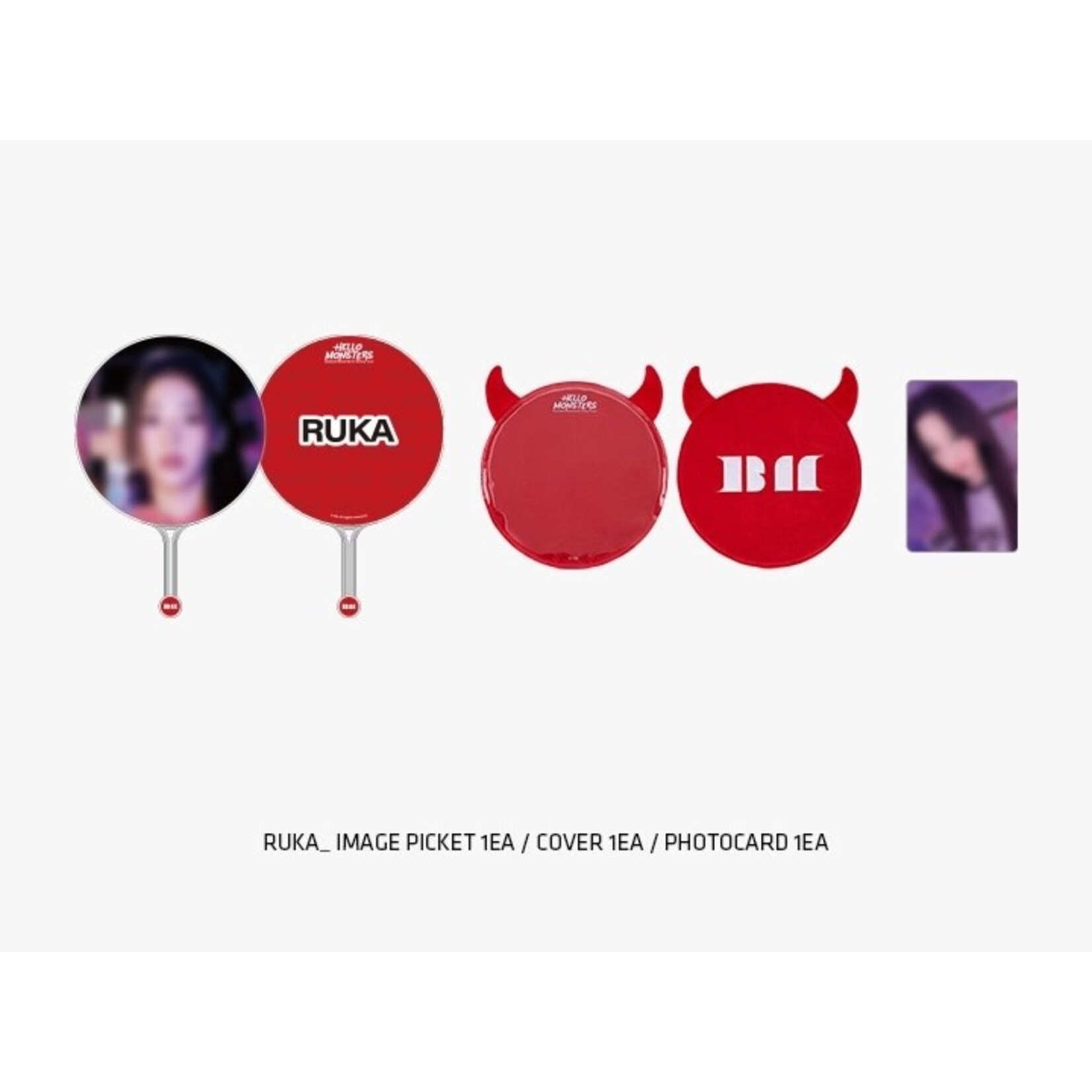 BABYMONSTER BABYMONSTER - [HELLOMONSTERS] BABYMONSTER IMAGE PICKET + FABRIC HORN COVER SET