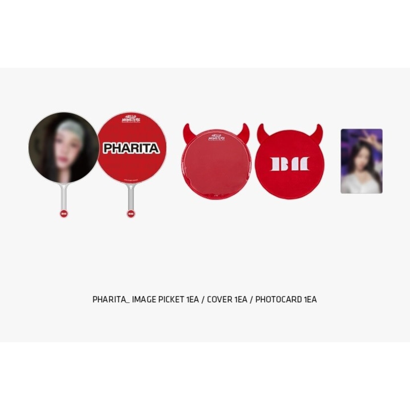 BABYMONSTER BABYMONSTER - [HELLOMONSTERS] BABYMONSTER IMAGE PICKET + FABRIC HORN COVER SET