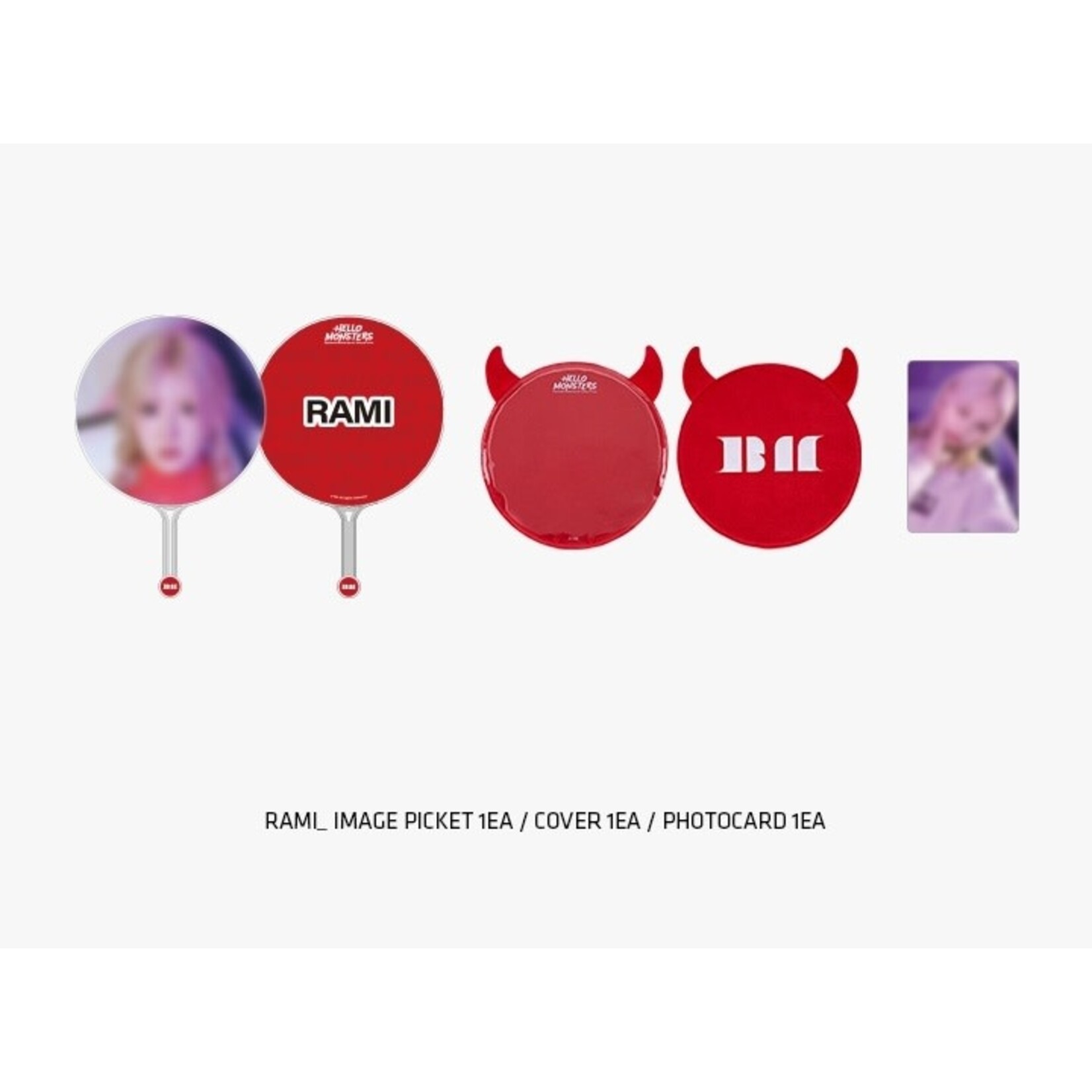 BABYMONSTER BABYMONSTER - [HELLOMONSTERS] BABYMONSTER IMAGE PICKET + FABRIC HORN COVER SET