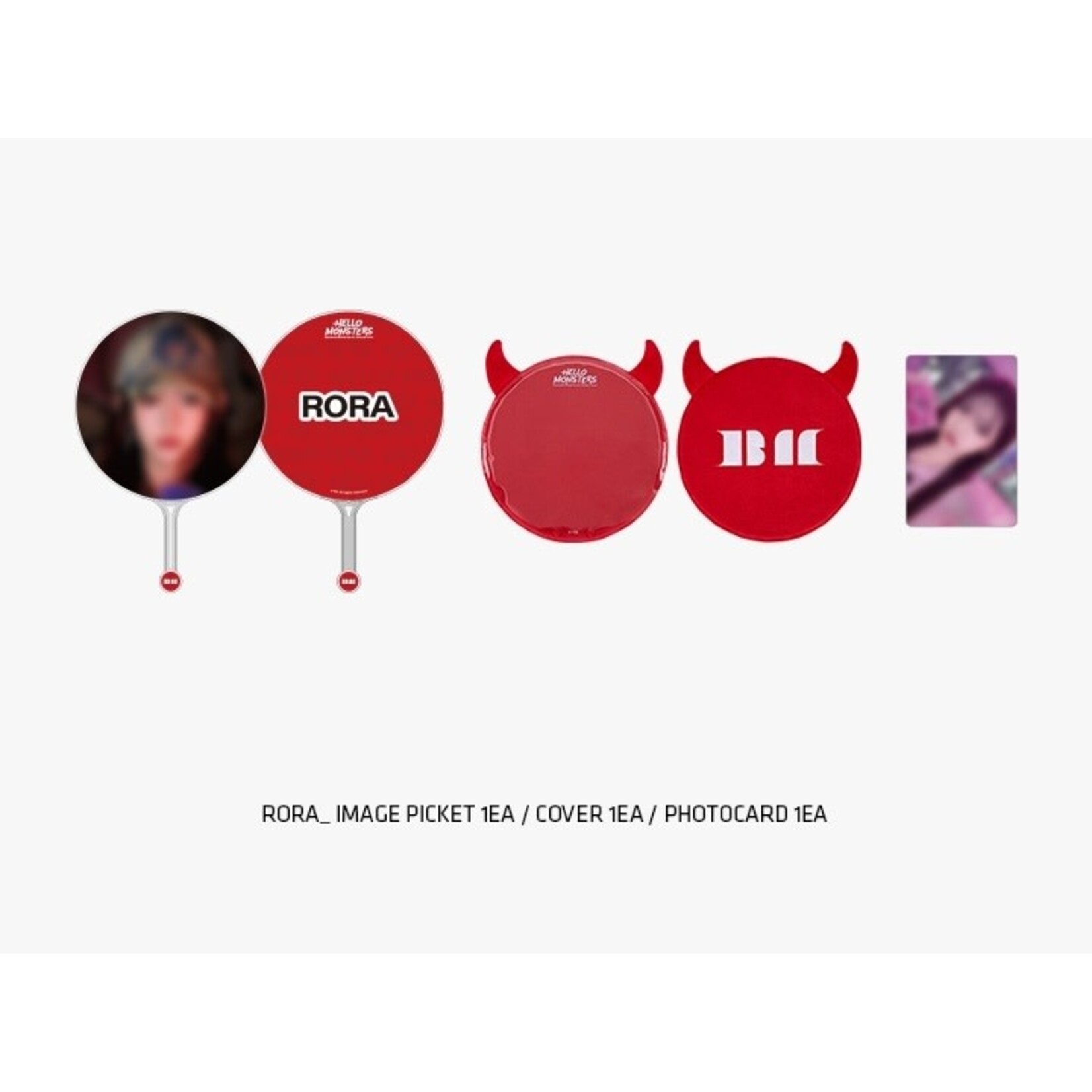BABYMONSTER BABYMONSTER - [HELLOMONSTERS] BABYMONSTER IMAGE PICKET + FABRIC HORN COVER SET