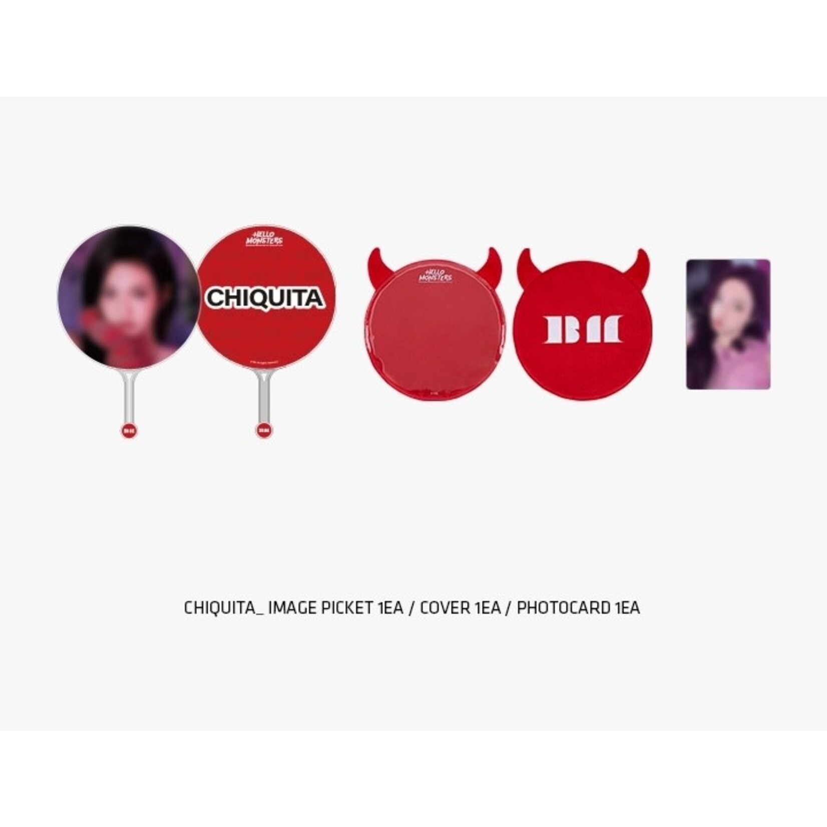 BABYMONSTER BABYMONSTER - [HELLOMONSTERS] BABYMONSTER IMAGE PICKET + FABRIC HORN COVER SET
