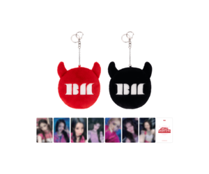 BABYMONSTER - [HELLOMONSTERS] BABYMONSTER HORN PLUSH POUCH KEYRING