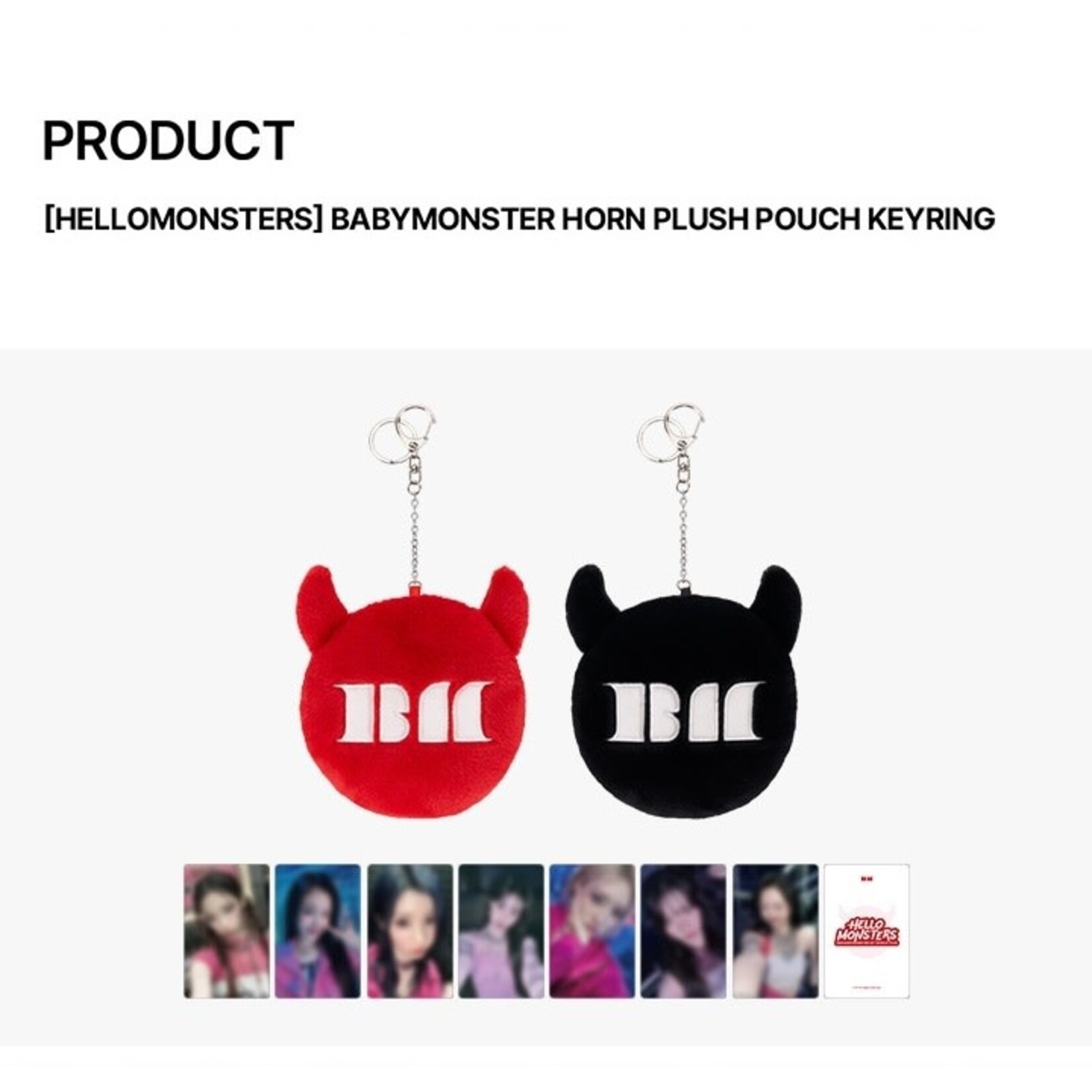 BABYMONSTER - [HELLOMONSTERS] BABYMONSTER HORN PLUSH POUCH