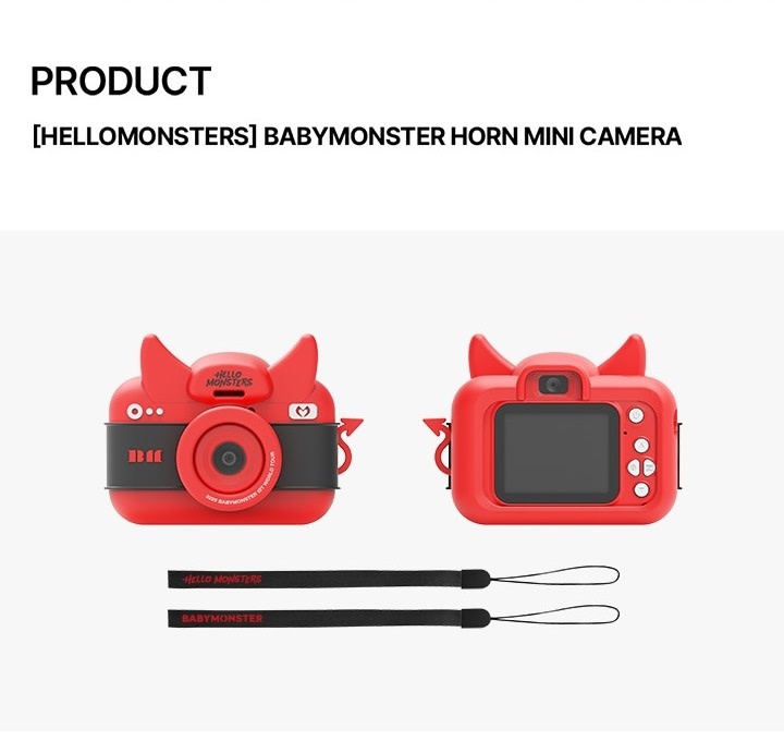 新品【即日発送】ベビモン　カメラBABYMONSTER MINI CAMERA BABYMONSTER ベビモン ソウルコン ミニカメラ