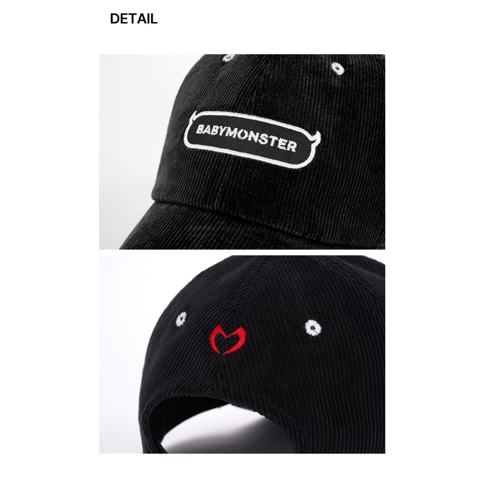 BABYMONSTER BABYMONSTER - [HELLOMONSTERS] BABYMONSTER CORDUROY BALLCAP