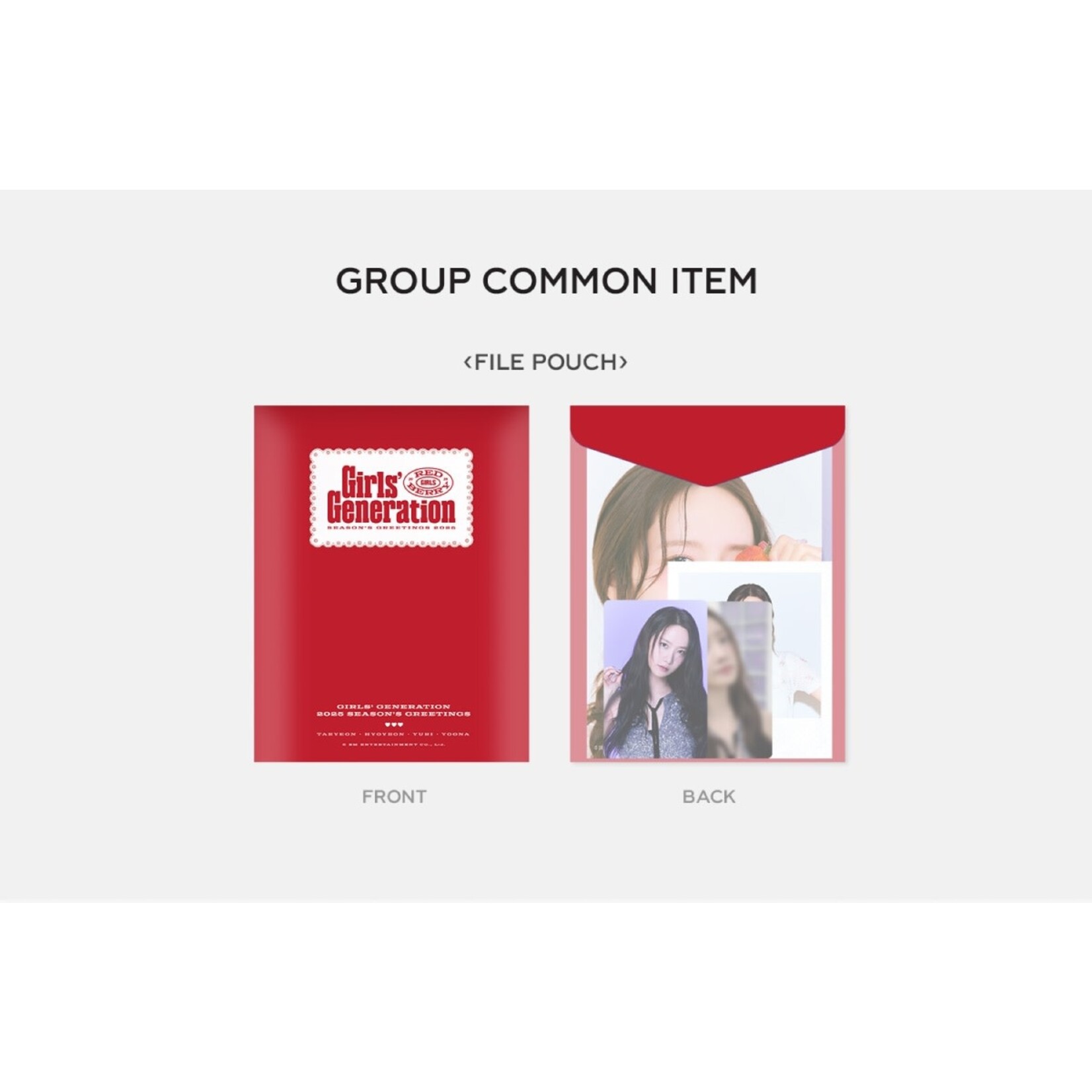 Girl's Generation Girl's Generation - 2025 SM ARTIST SEASON’S GREETINGS OFFICIAL MD : PHOTO PACK