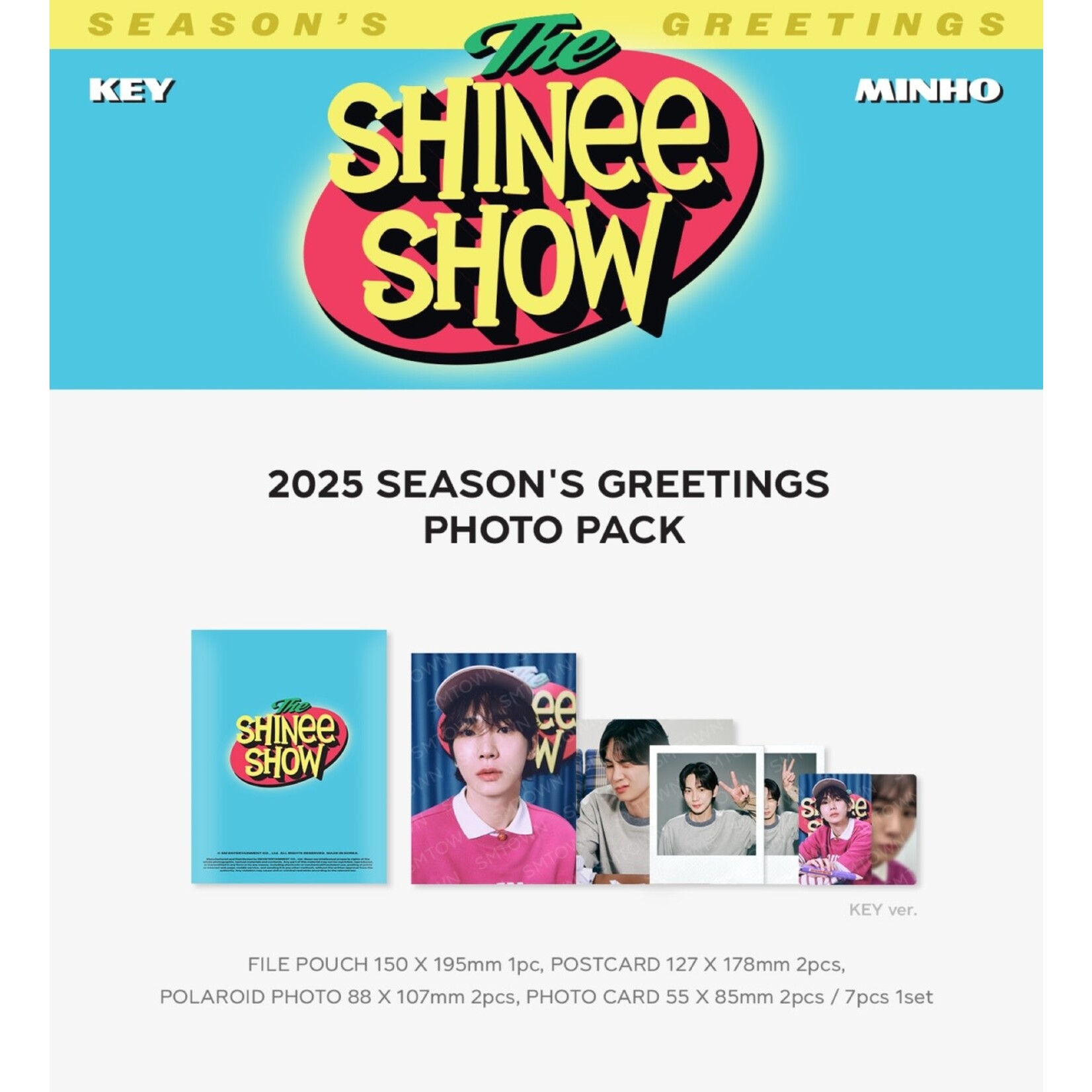 Shinee Shinee - 2025 SM ARTIST SEASON’S GREETINGS OFFICIAL MD : PHOTO PACK