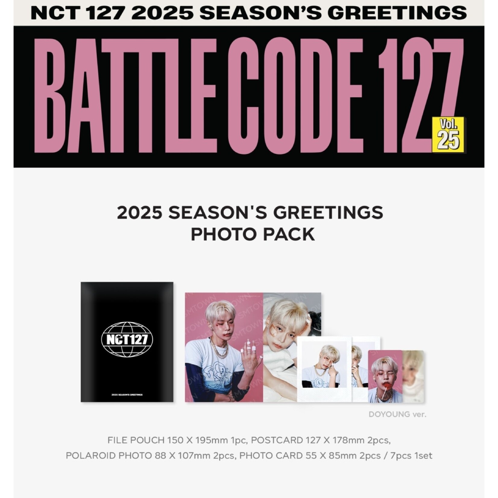 NCT NCT 127 - 2025 SM ARTIST SEASON’S GREETINGS OFFICIAL MD : PHOTO PACK