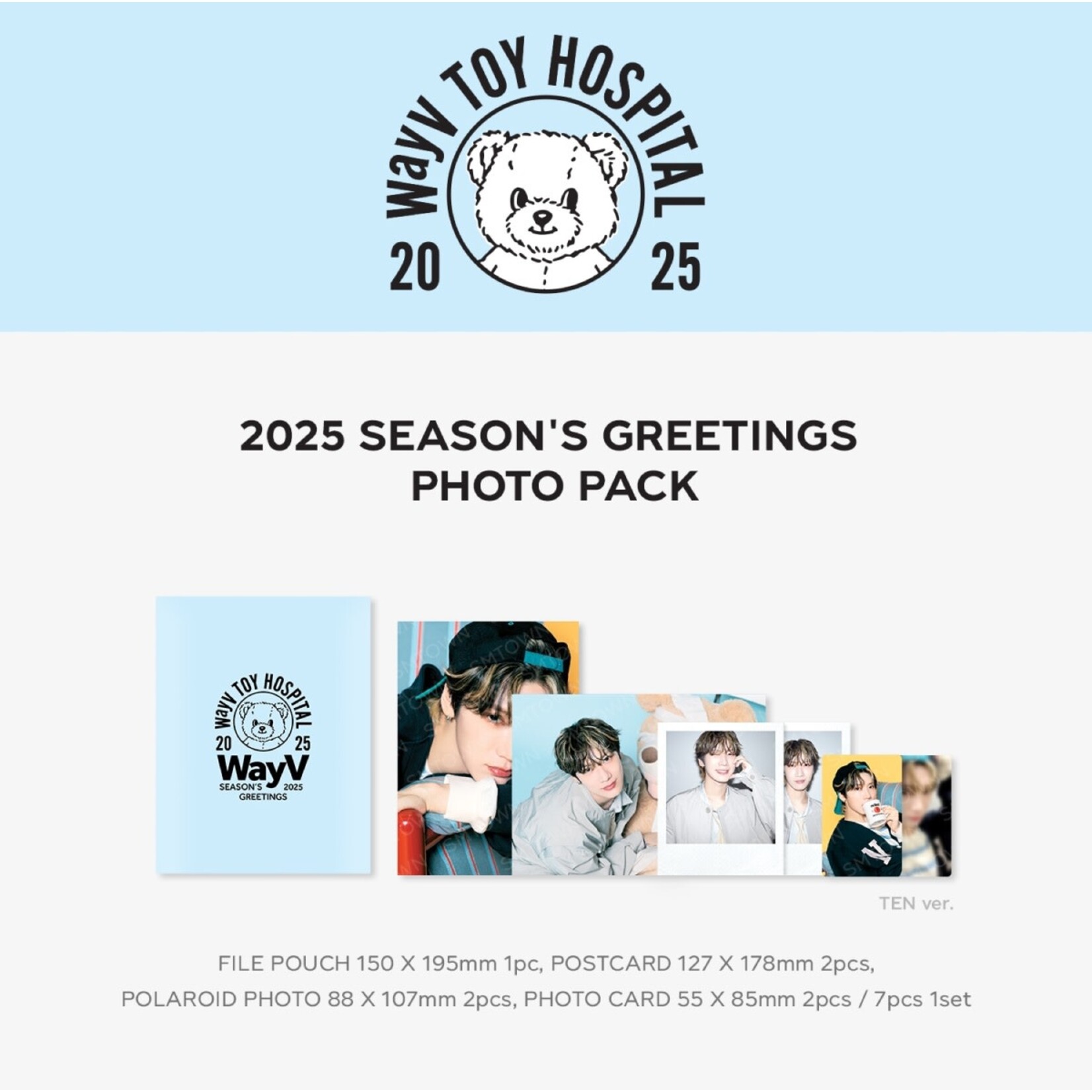 NCT WayV - 2025 SM ARTIST SEASON’S GREETINGS OFFICIAL MD : PHOTO PACK