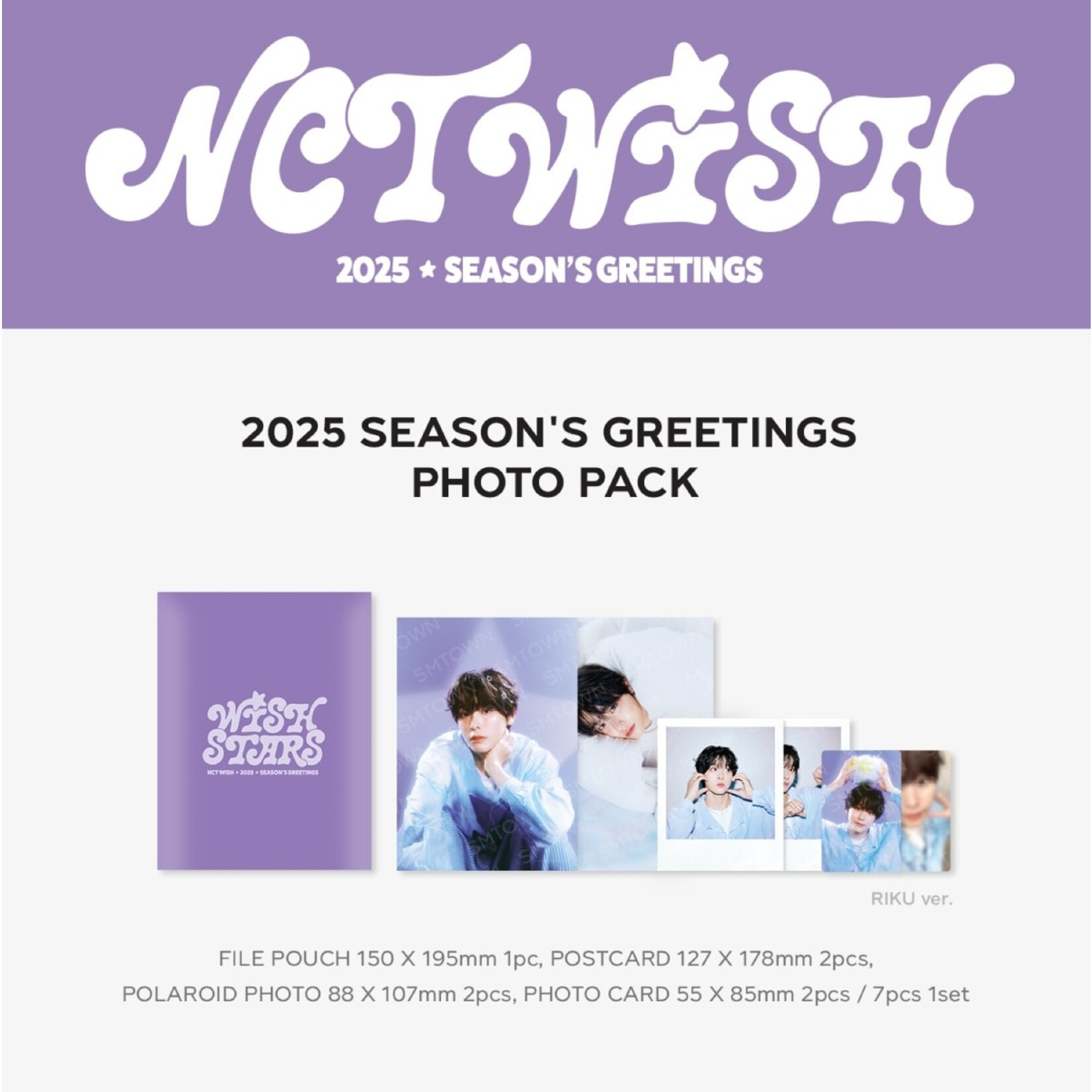 NCT NCT WISH - 2025 SM ARTIST SEASON’S GREETINGS OFFICIAL MD : PHOTO PACK