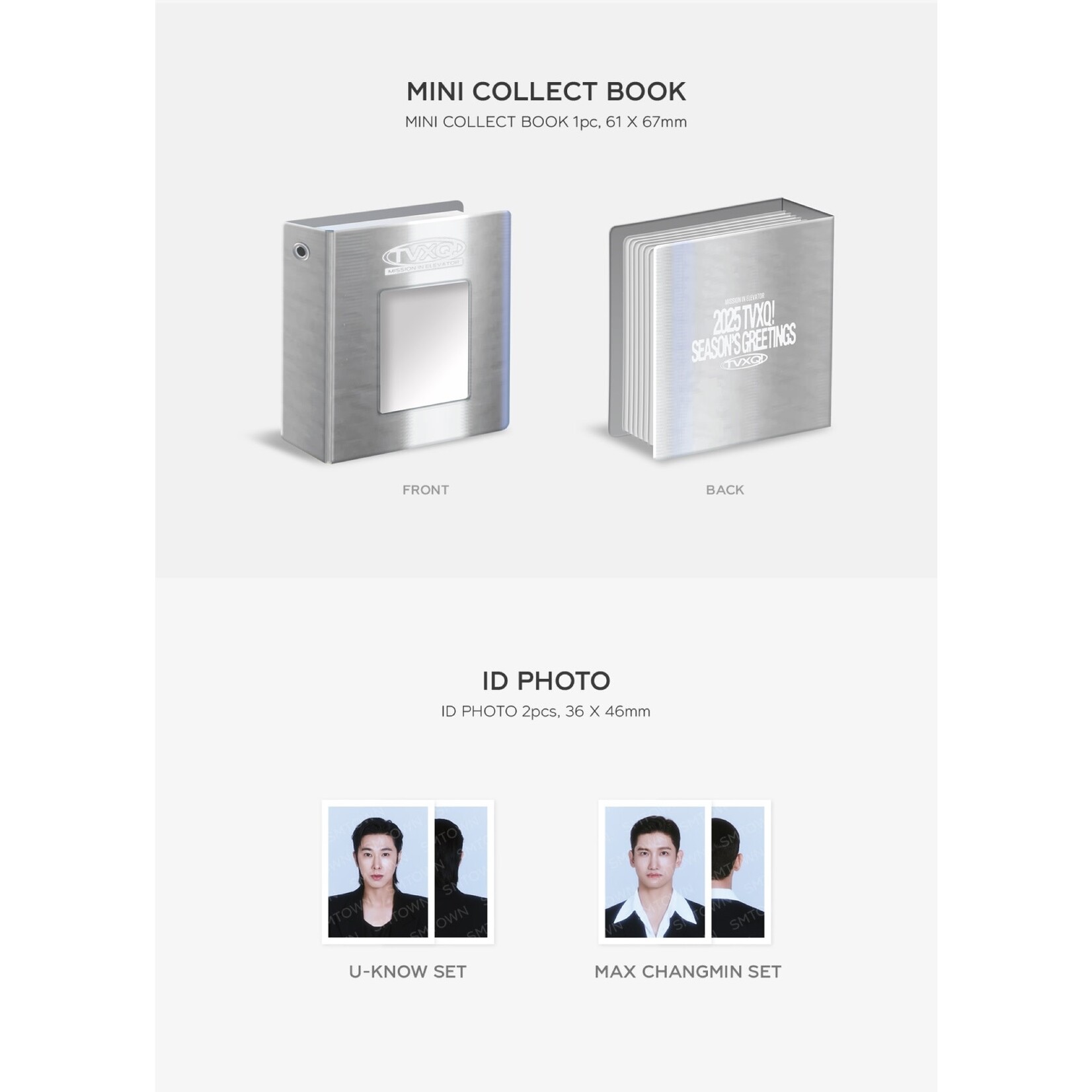 TVXQ TVXQ - 2025 SM ARTIST SEASON’S GREETINGS OFFICIAL MD : Mini Collect Book
