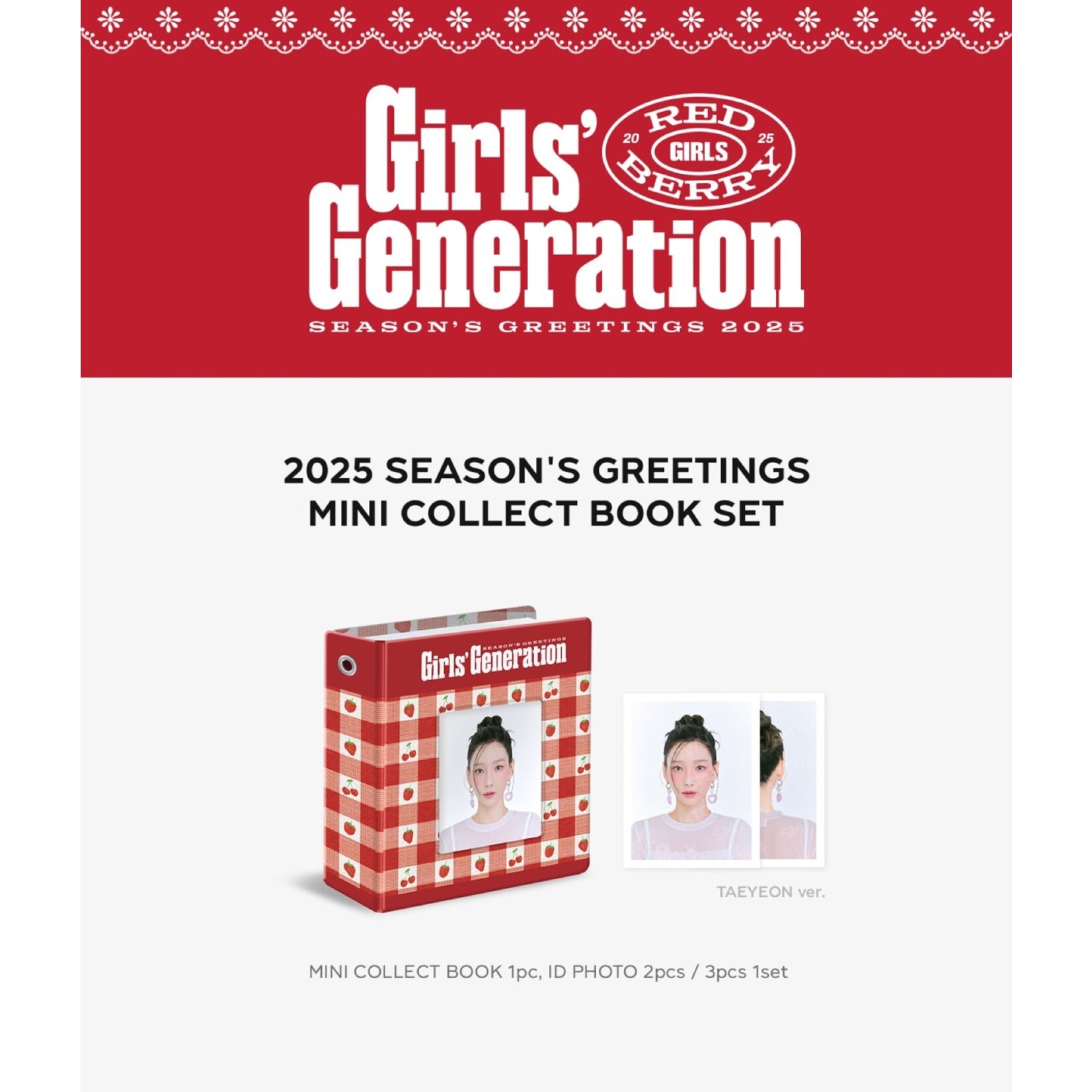 Girl's Generation Girl's Generation - 2025 SM ARTIST SEASON’S GREETINGS OFFICIAL MD : Mini Collect Book