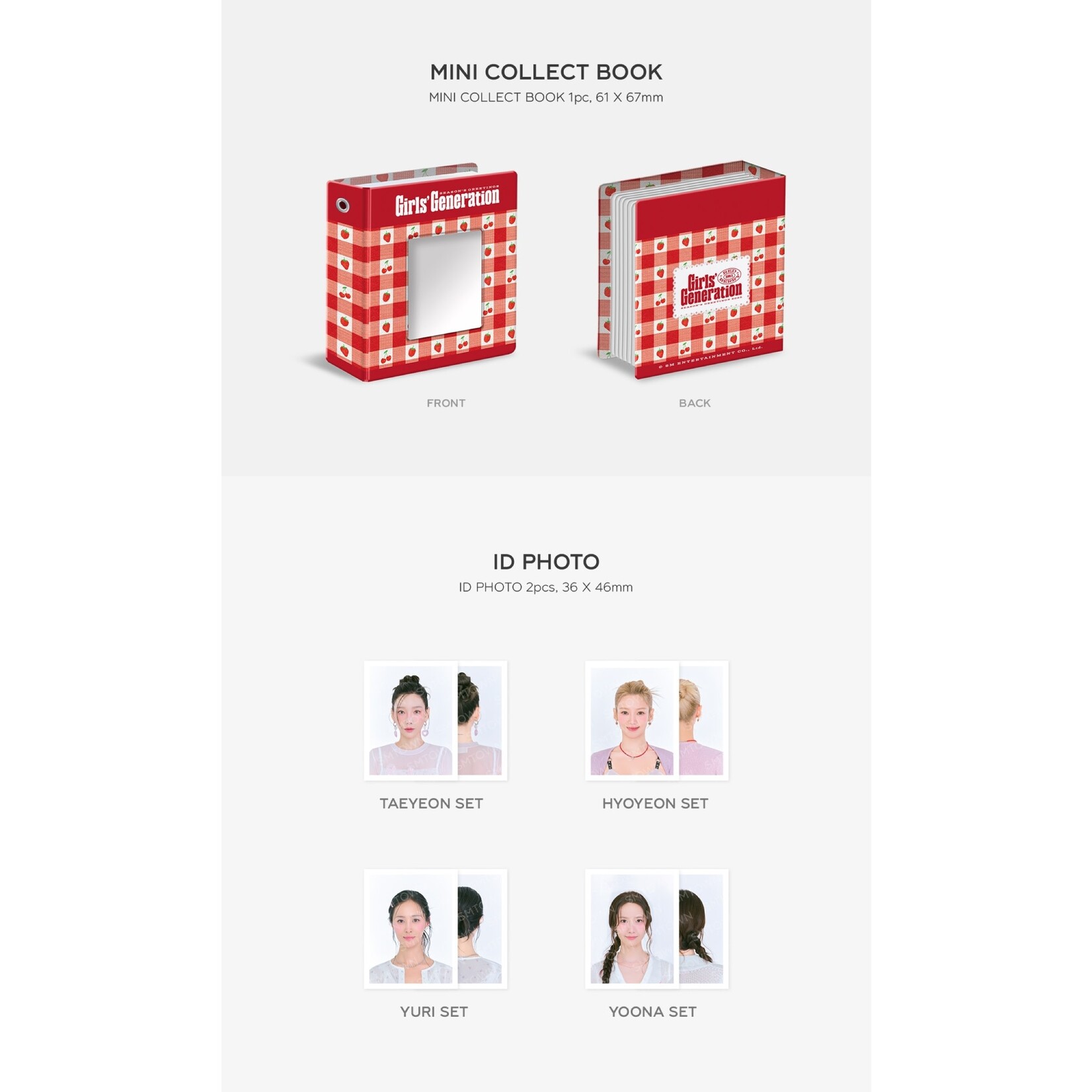 Girl's Generation Girl's Generation - 2025 SM ARTIST SEASON’S GREETINGS OFFICIAL MD : Mini Collect Book