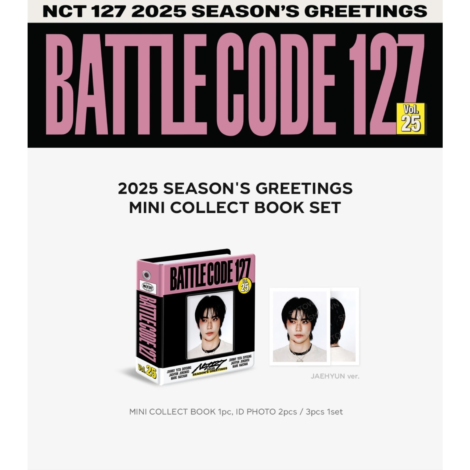 NCT NCT 127 - 2025 SM ARTIST SEASON’S GREETINGS OFFICIAL MD : Mini Collect Book