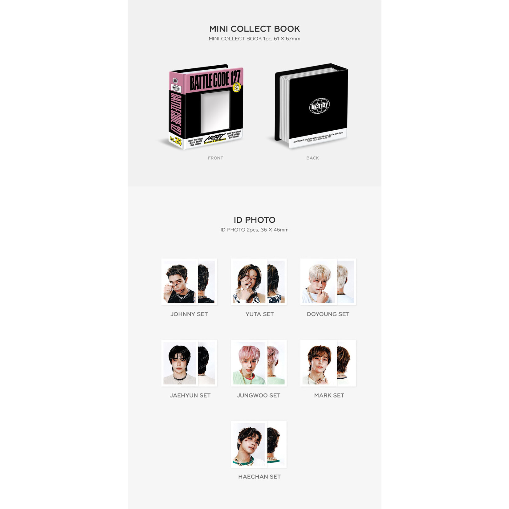 NCT NCT 127 - 2025 SM ARTIST SEASON’S GREETINGS OFFICIAL MD : Mini Collect Book