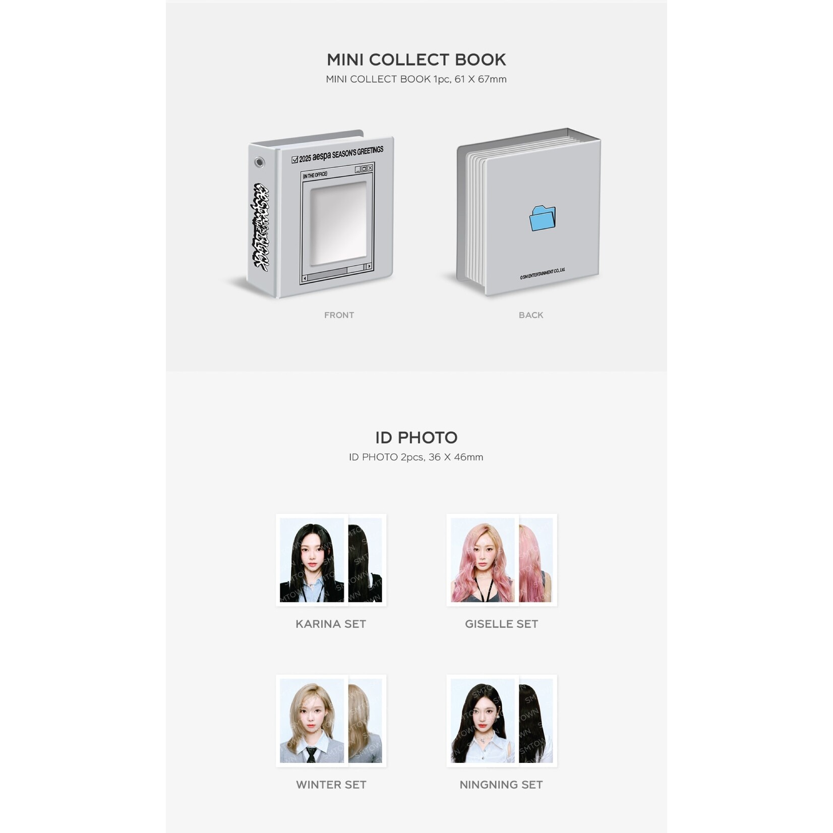 Aespa aespa - 2025 SM ARTIST SEASON’S GREETINGS OFFICIAL MD : Mini Collect Book
