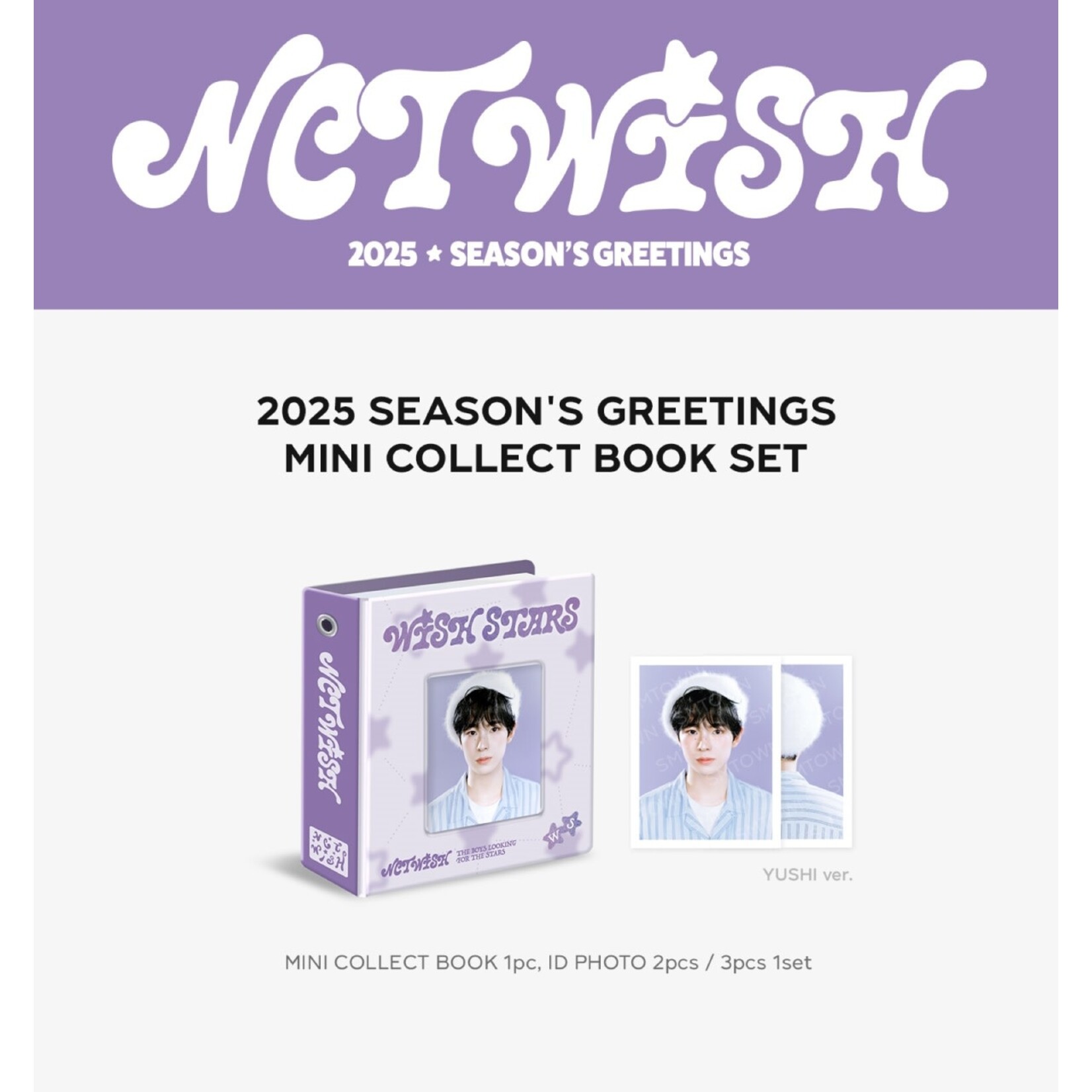 NCT NCT WISH - 2025 SM ARTIST SEASON’S GREETINGS OFFICIAL MD : Mini Collect Book