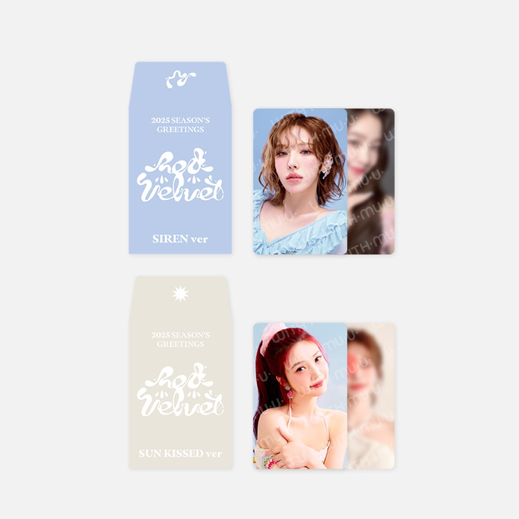 Red Velvet Red Velvet - 2025 SM ARTIST SEASON’S GREETINGS OFFICIAL MD : Trading Card Set