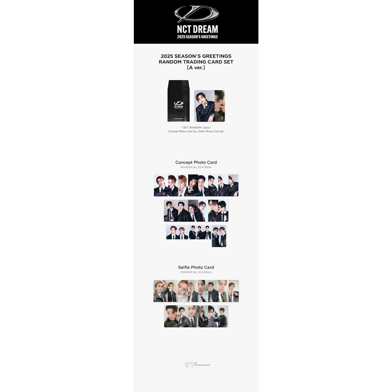 NCT NCT Dream - 2025 SM ARTIST SEASON’S GREETINGS OFFICIAL MD : Trading Card Set