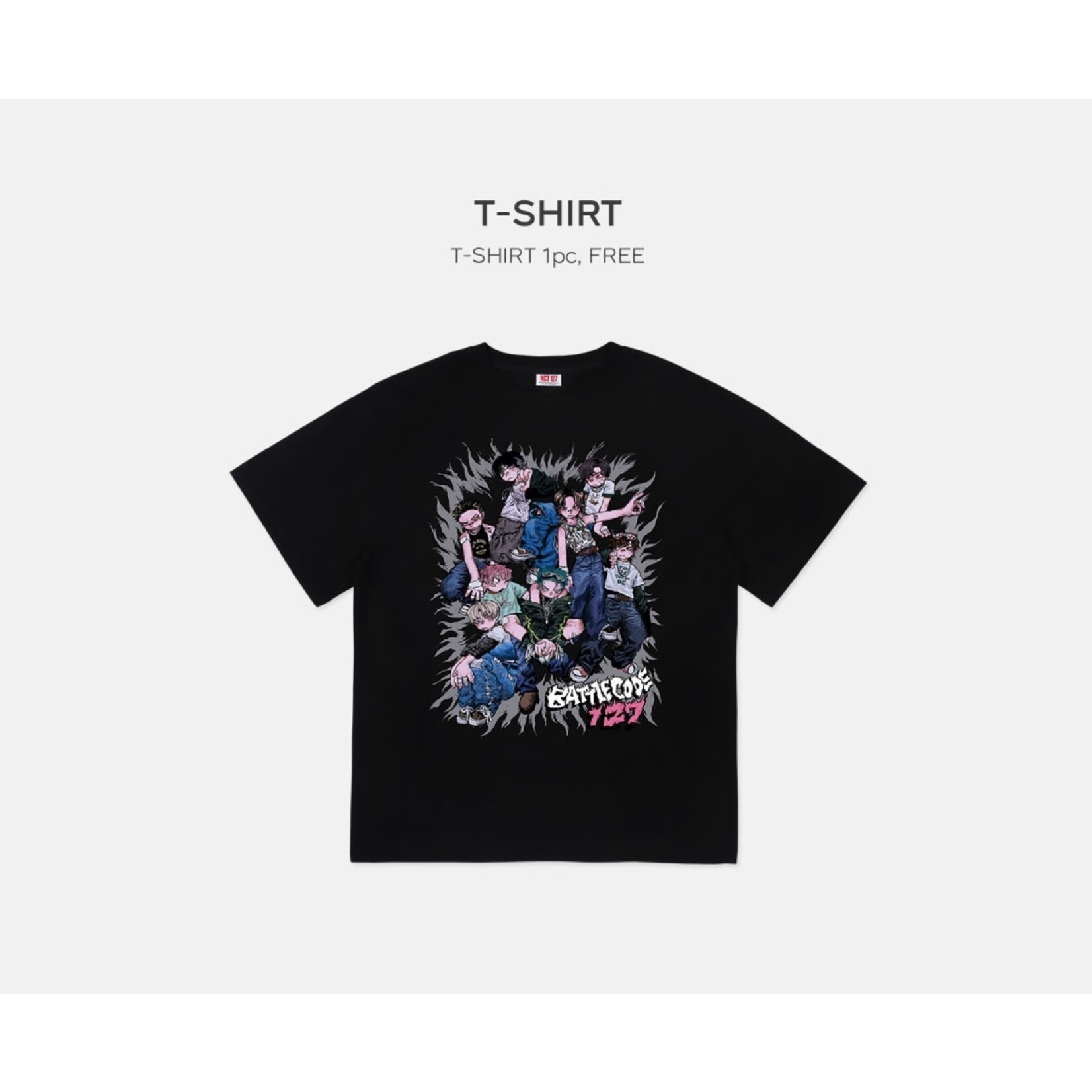 NCT 127 T-SHIRT SET / 2025 SM ARTIST SEASON’S GREETINGS OFFICIAL MD