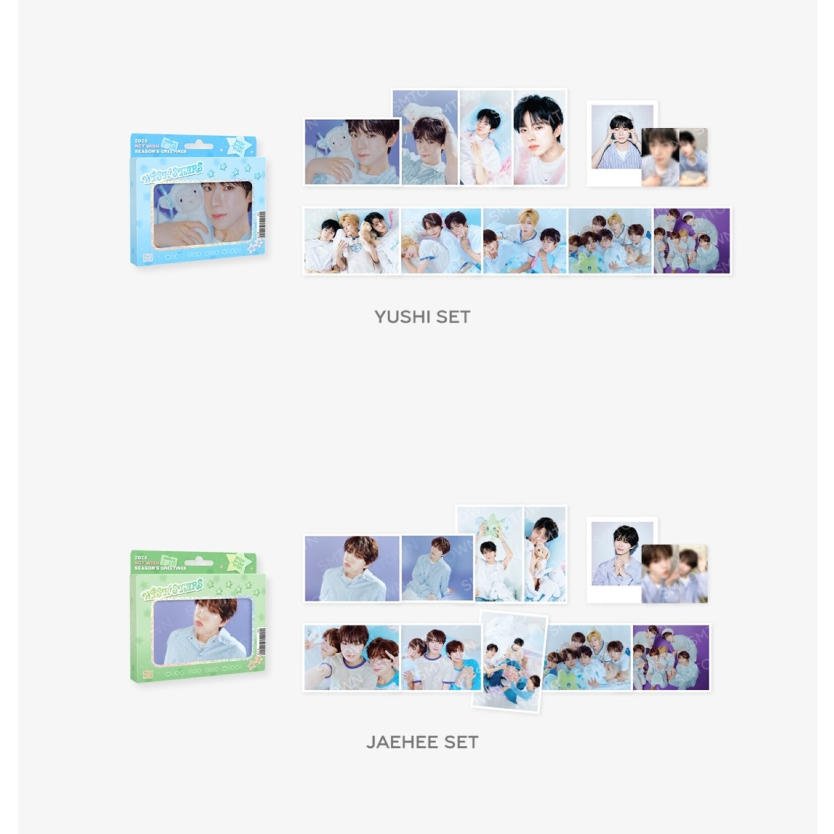 NCT NCT WISH PHOTO SET / 2025 SM ARTIST SEASON’S GREETINGS OFFICIAL MD