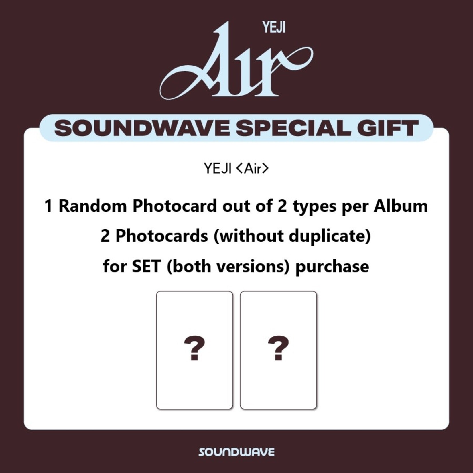 Itzy YEJI (ITZY) - [Air] (Photobook Ver.) + Random Photocard (SW)