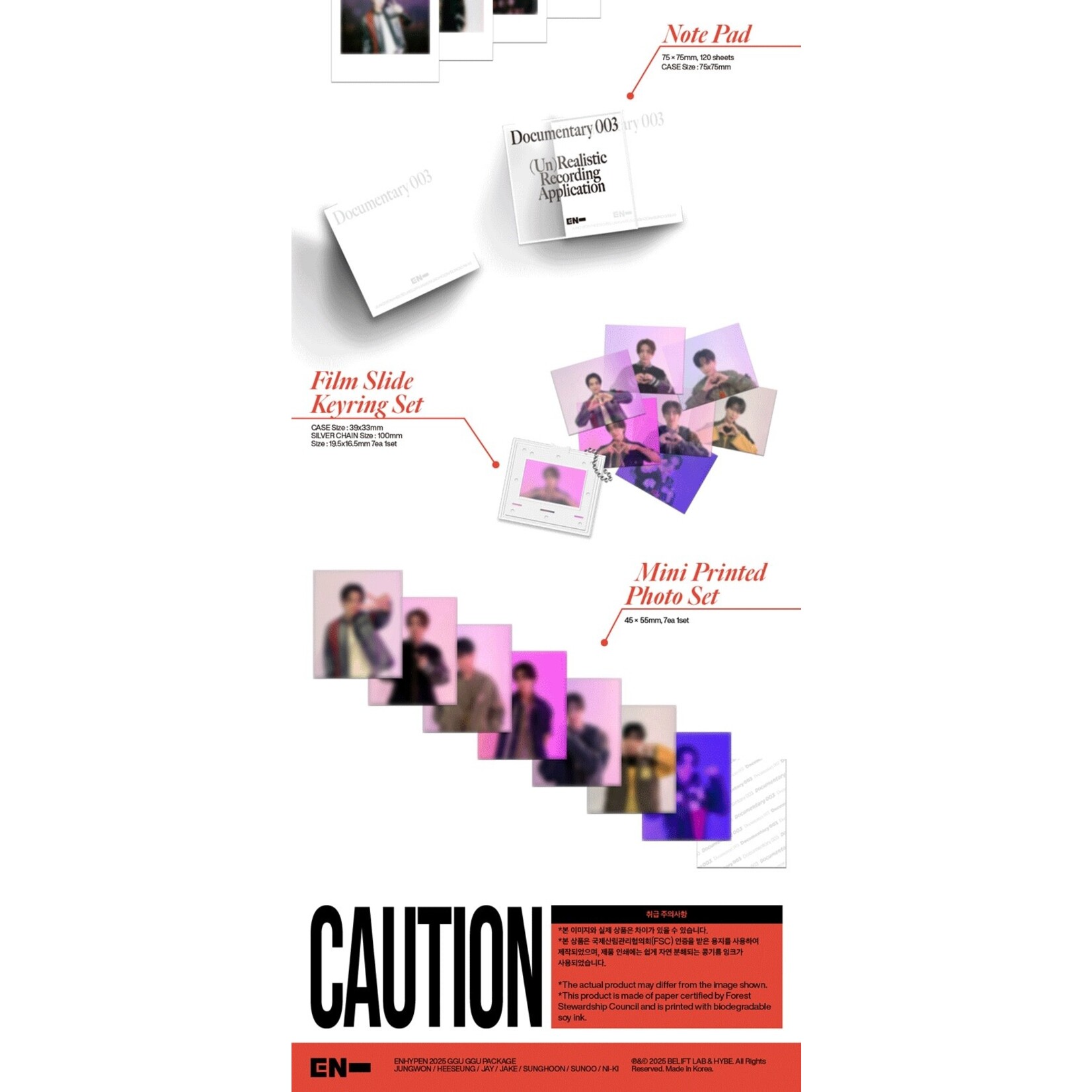 Enhypen ENHYPEN - 2025 GGU GGU PACKAGE + Weverse Gift (WS)