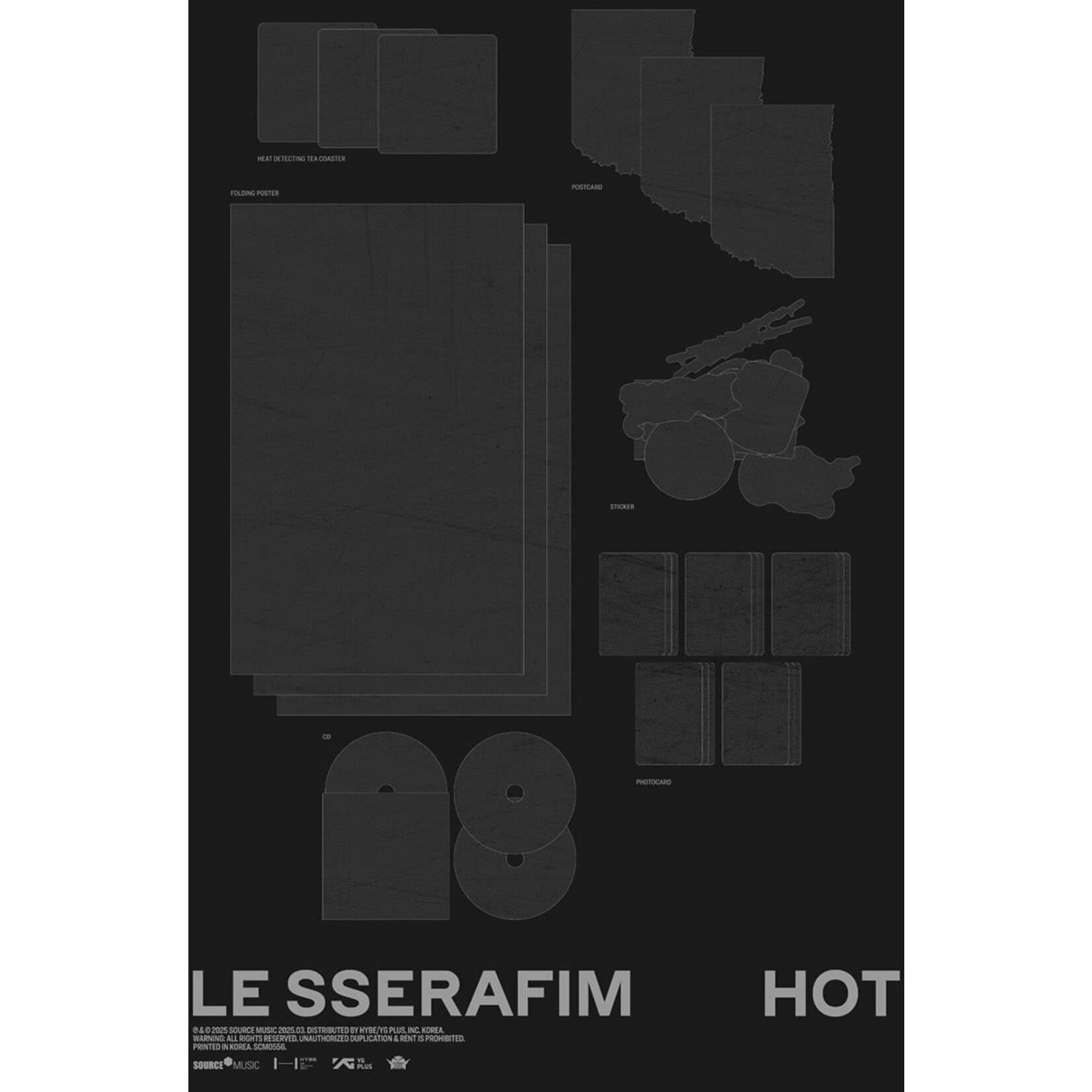 Le Sserafim LE SSERAFIM - 5th Mini Album 'HOT' (Photobook ver.)