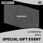 Le Sserafim LE SSERAFIM - 5th Mini Album 'HOT' (COMPACT ver.) + Random Hologram Photocard (SW)