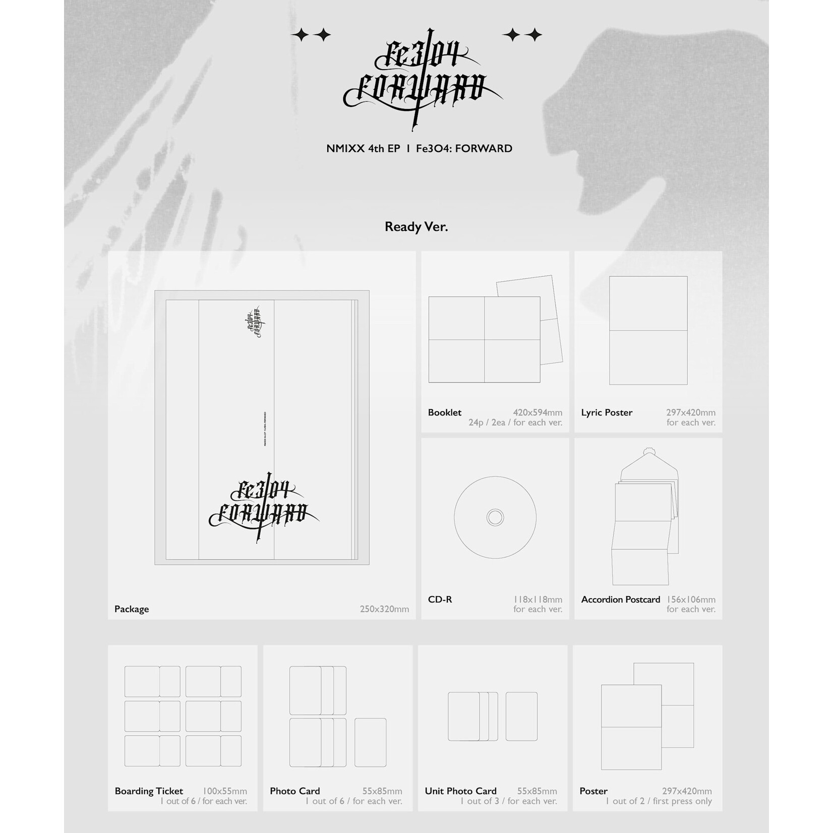 NMIXX NMIXX - 4th Mini Album [Fe3O4: FORWARD] (Photobook ver.) + Random Photocard (JYP SHOP)