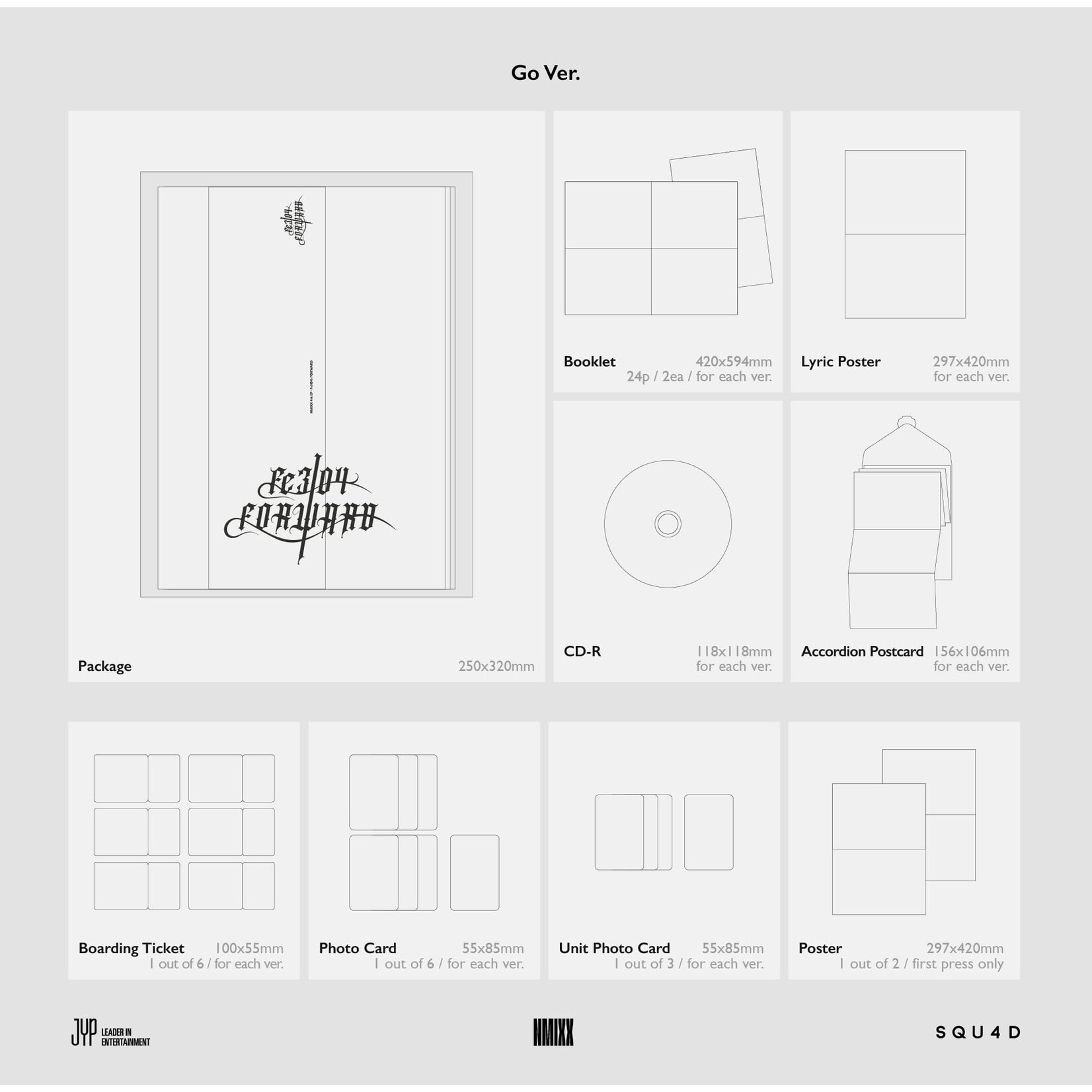 NMIXX NMIXX - 4th Mini Album [Fe3O4: FORWARD] (Photobook ver.) + Random Photocard (JYP SHOP)