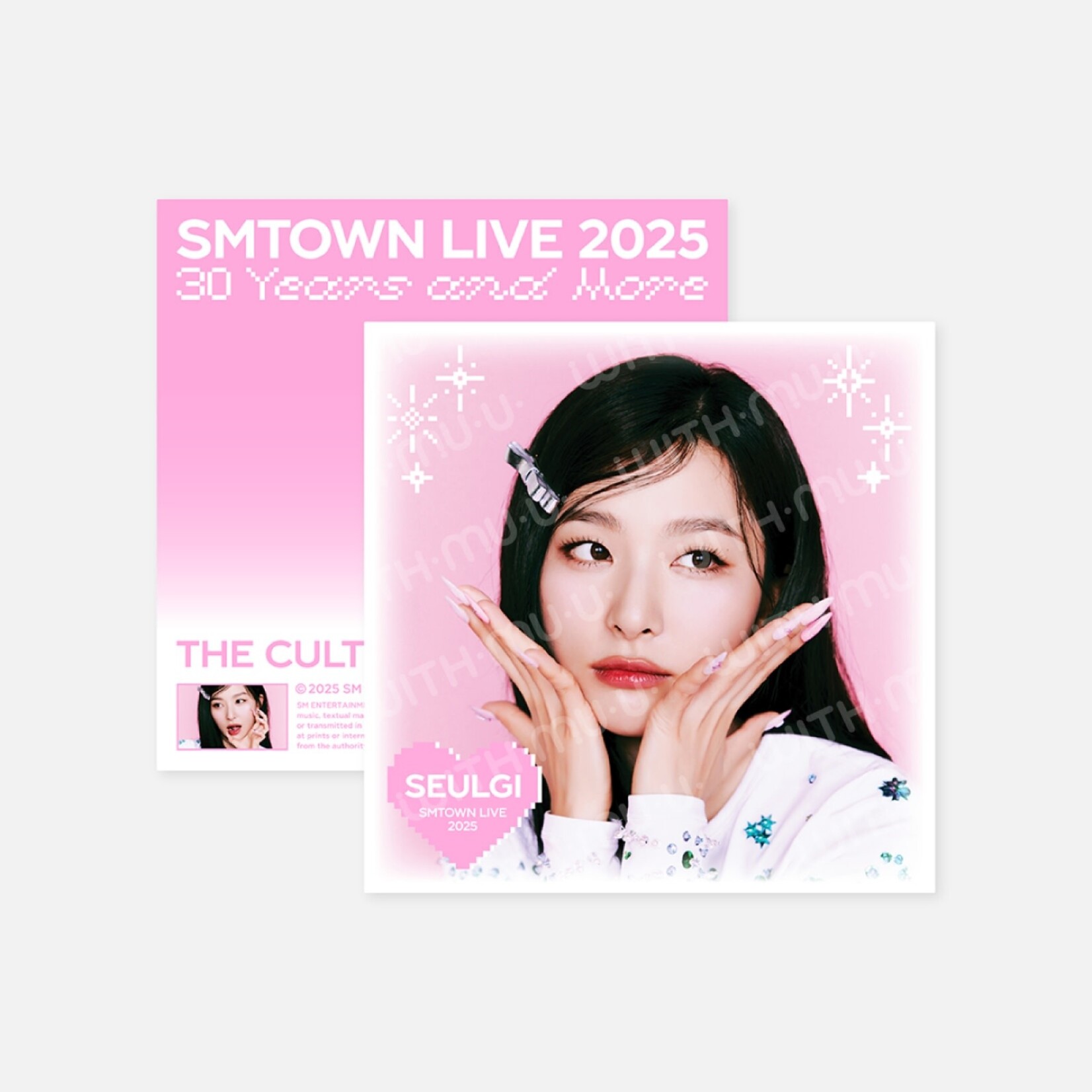 Red Velvet SMTOWN LIVE 2025 TOUR OFFICIAL 2ND MD : LP POSTER SET (RED VELVET ver.)