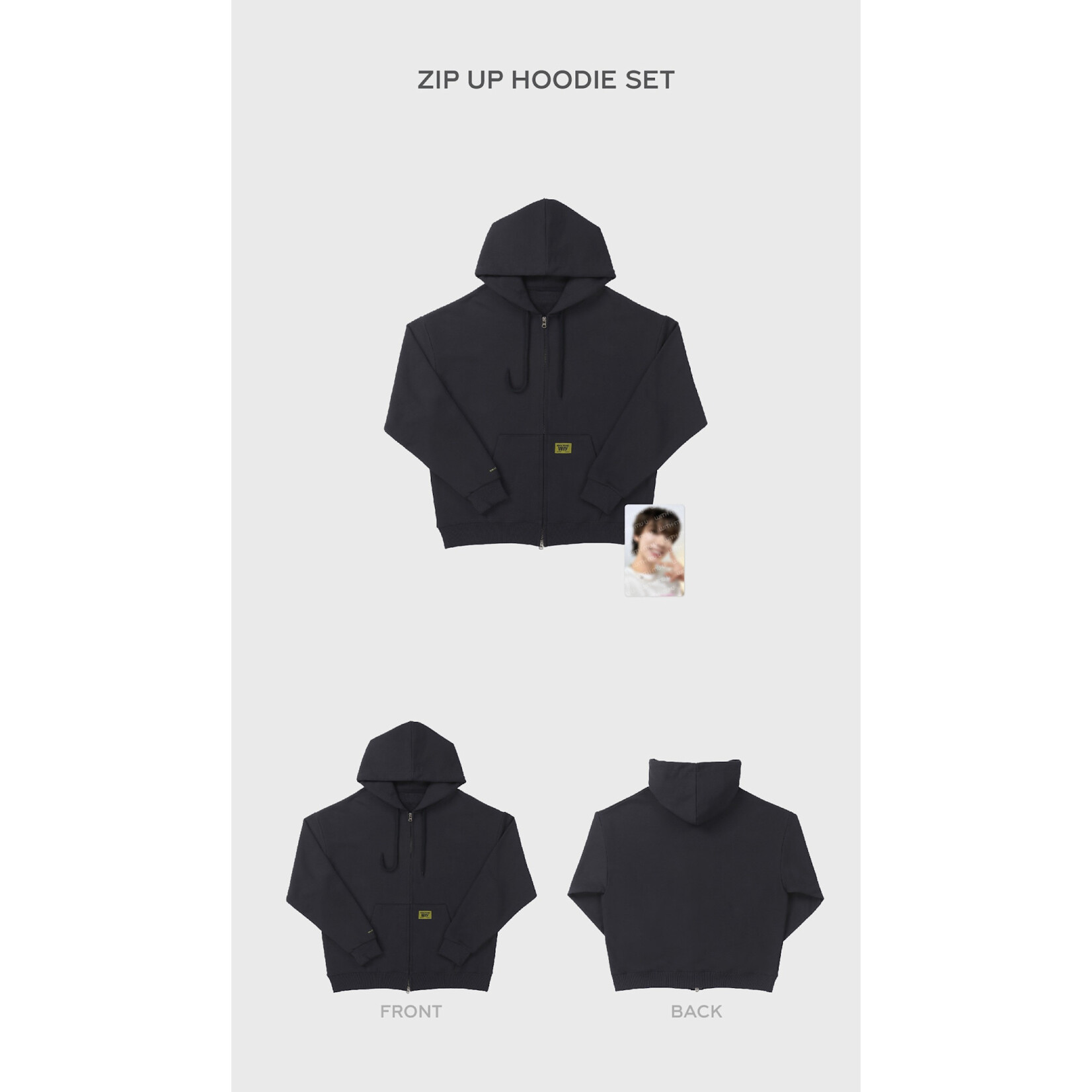 NCT WayV - 2025 WayV CONCERT [ON THE Way] FINAL IN SEOUL OFFICIAL MD : ZIP-UP HOODIE SET