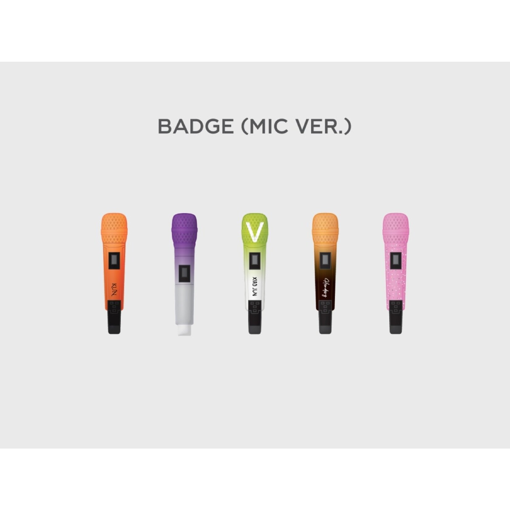NCT WayV - 2025 WayV CONCERT [ON THE Way] FINAL IN SEOUL OFFICIAL MD : BADGE (MIC ver.)